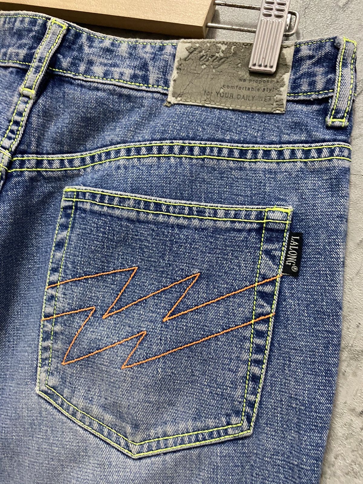 Japanese Brand × Vintage Vintage Lalong Classic Cargo Denim Pants Size US 30 / EU 46 - 16 Thumbnail
