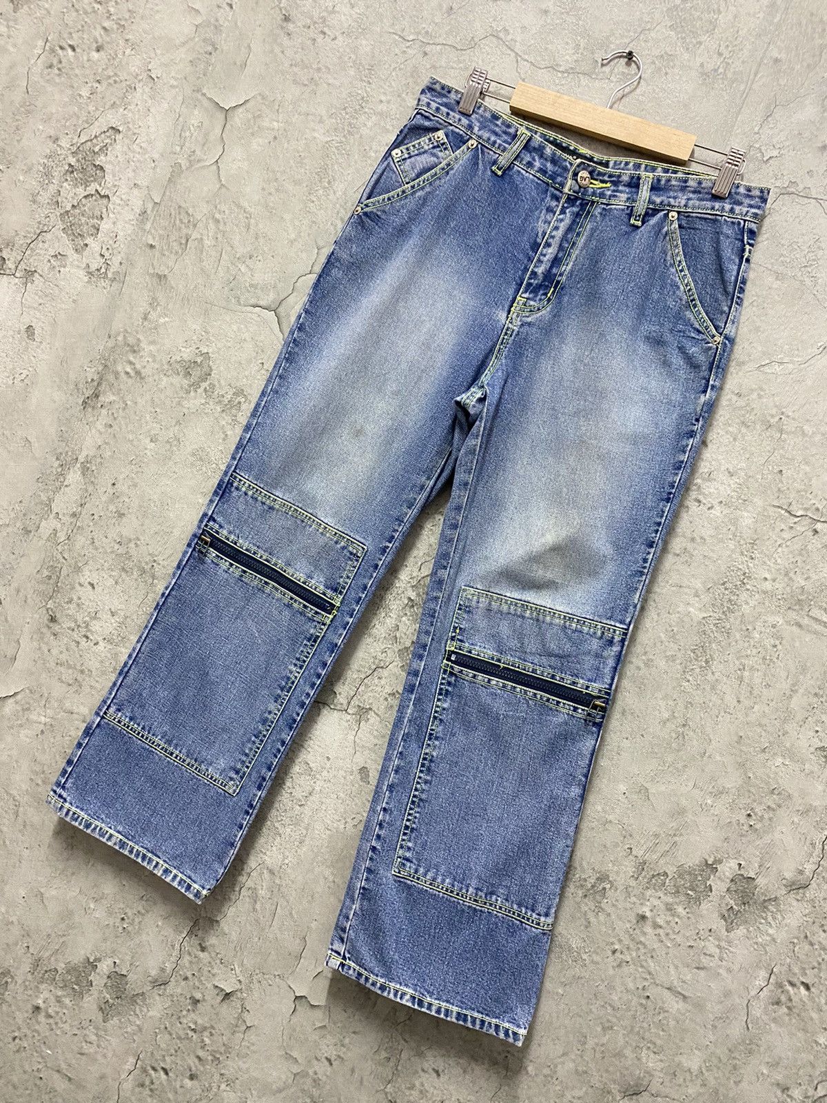 Japanese Brand × Vintage Vintage Lalong Classic Cargo Denim Pants Size US 30 / EU 46 - 3 Thumbnail