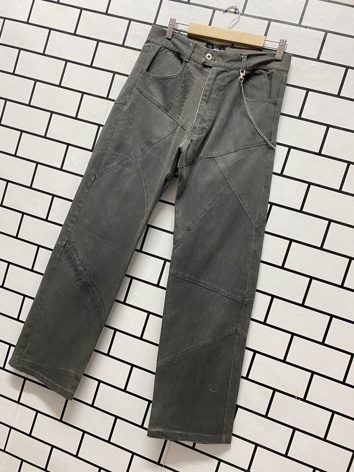In The Attic × Japanese Brand In The Attic Japan Reconstructed Patchwork Pants Size US 30 / EU 46 - 3 Thumbnail
