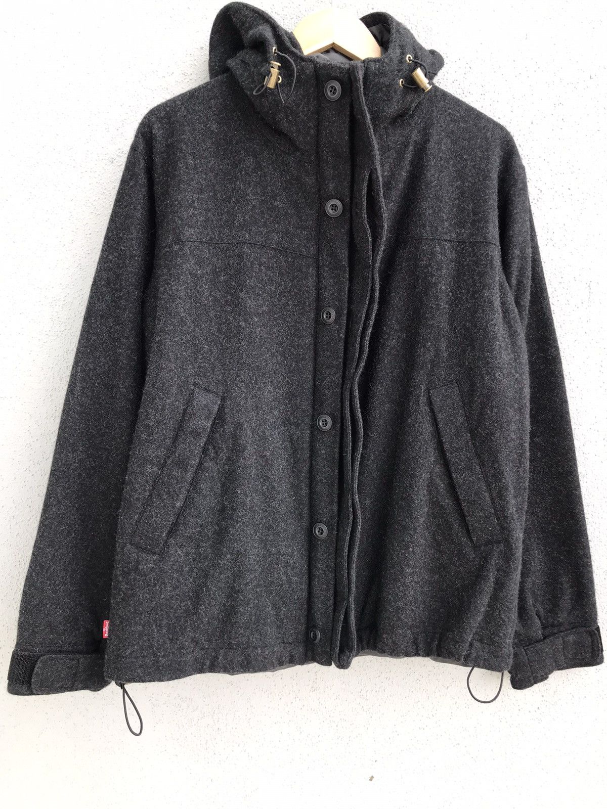 Japanese Brand VICTIM Japan Red Yarn Jacket Waldes Zipper Made In Japan Size US XL / EU 56 / 4 - 3 Thumbnail