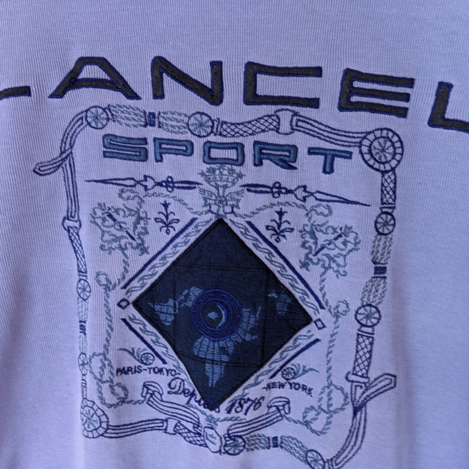 Lancel Japan Vintage 80's LANCEL Big Logo Jumper Sweatshirt Size US L / EU 52-54 / 3 - 4 Thumbnail