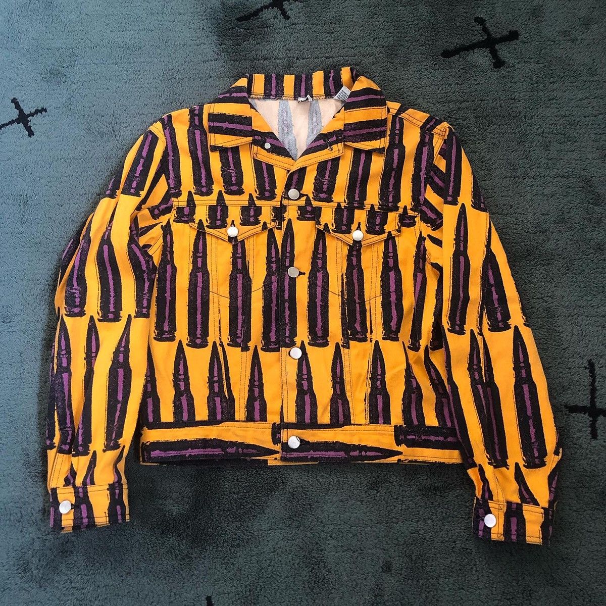 Stephen Sprouse Archive Stephen Sprouse Spring 1988 Bullet Denim Jacket Size US S / EU 44-46 / 1 - 1 Thumbnail