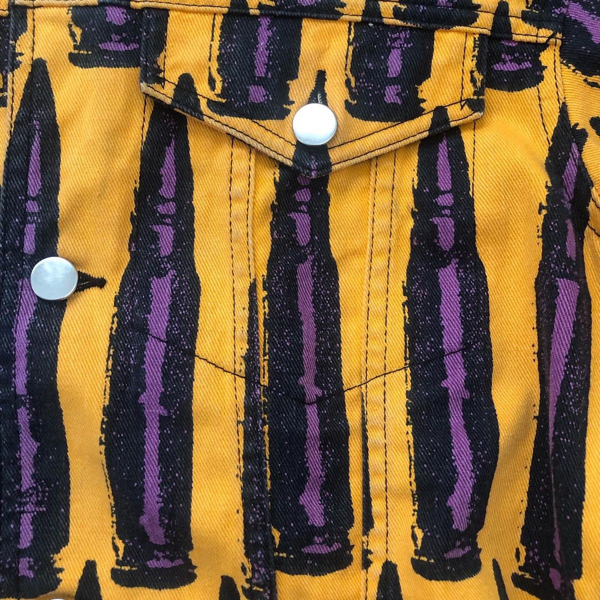 Stephen Sprouse Archive Stephen Sprouse Spring 1988 Bullet Denim Jacket Size US S / EU 44-46 / 1 - 3 Thumbnail