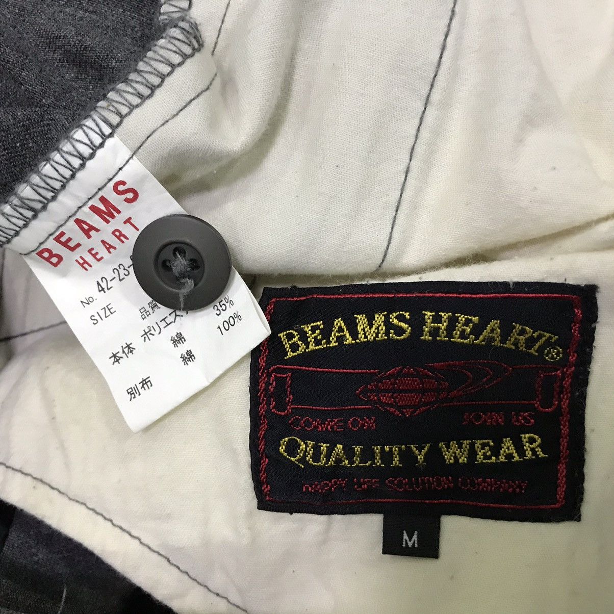 Beams Plus Beams Plus Heart Quality Wear Trousers Pants Talon 42 Zipper Size US 31 - 5 Thumbnail