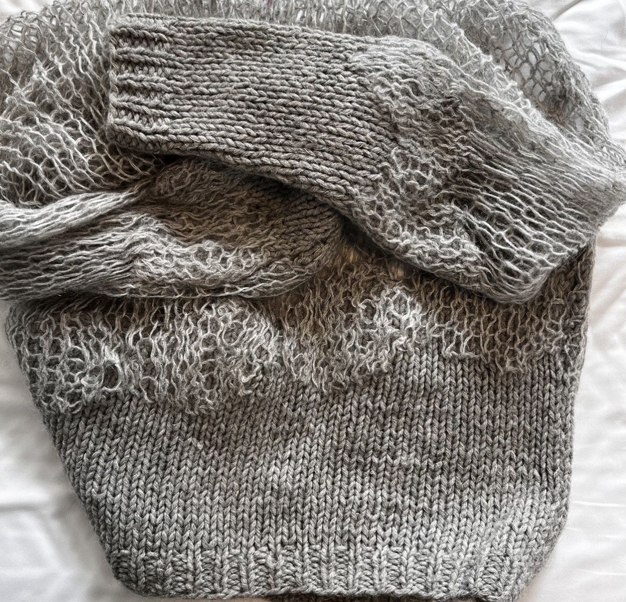 Maison Margiela S/S2016 Artisanal Spider-Web Hand Knit Sweater Size US M / EU 48-50 / 2 - 7 Thumbnail
