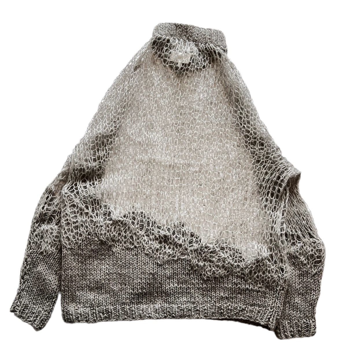 Maison Margiela S/S2016 Artisanal Spider-Web Hand Knit Sweater Size US M / EU 48-50 / 2 - 8 Thumbnail
