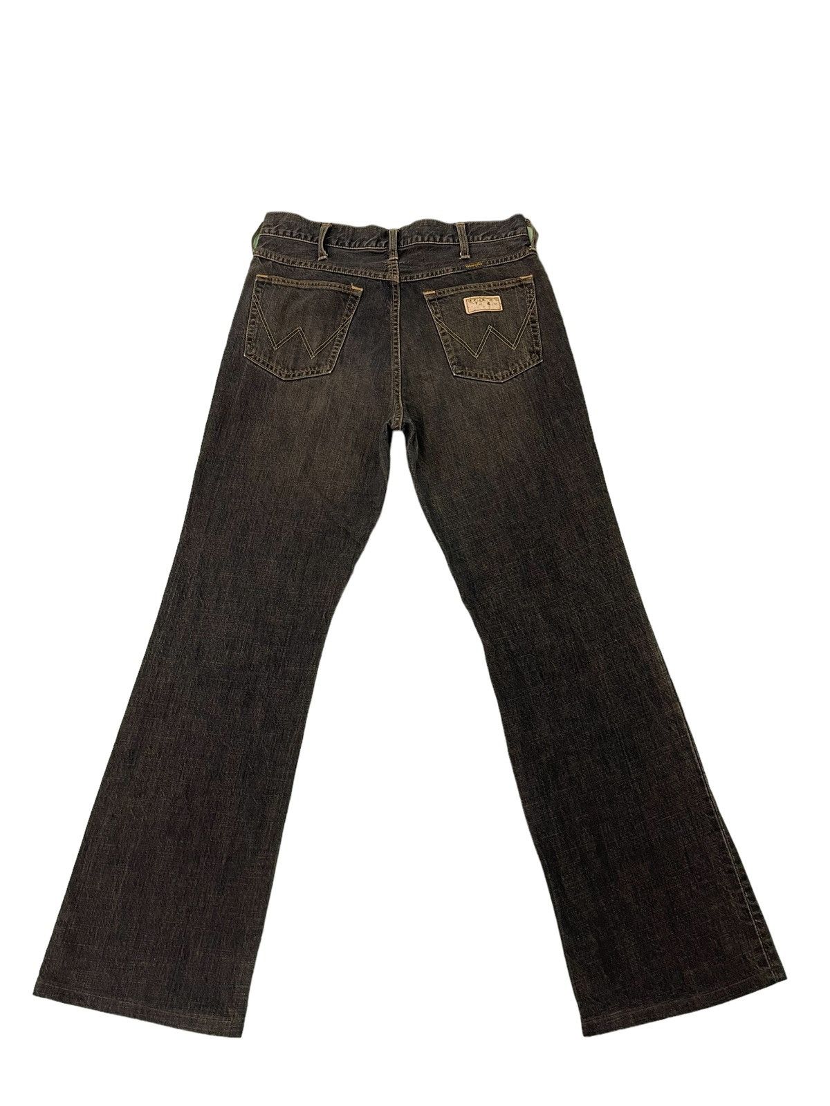 Japanese Brand Flare Jeans Wrangler Boot Cut Denim 2🟦4 Size US 32 / EU 48 - 9 Thumbnail