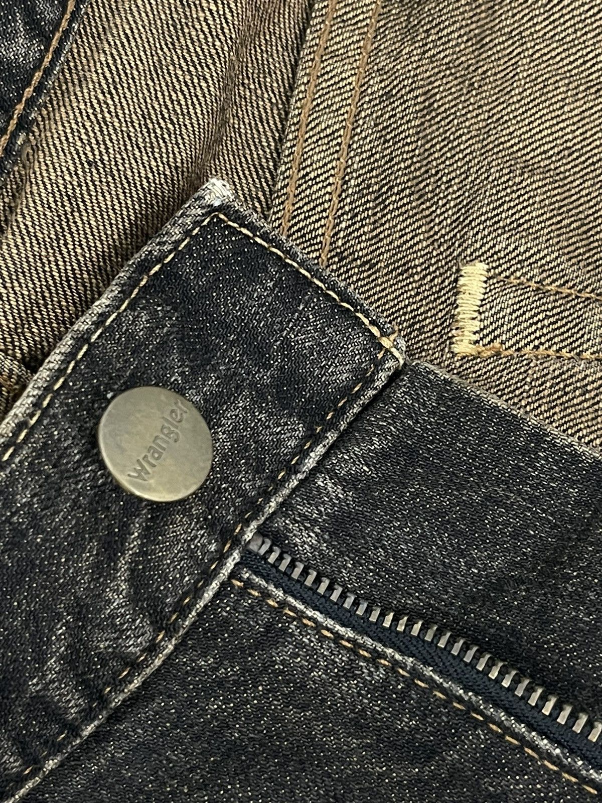 Japanese Brand Flare Jeans Wrangler Boot Cut Denim 2🟦4 Size US 32 / EU 48 - 18 Thumbnail