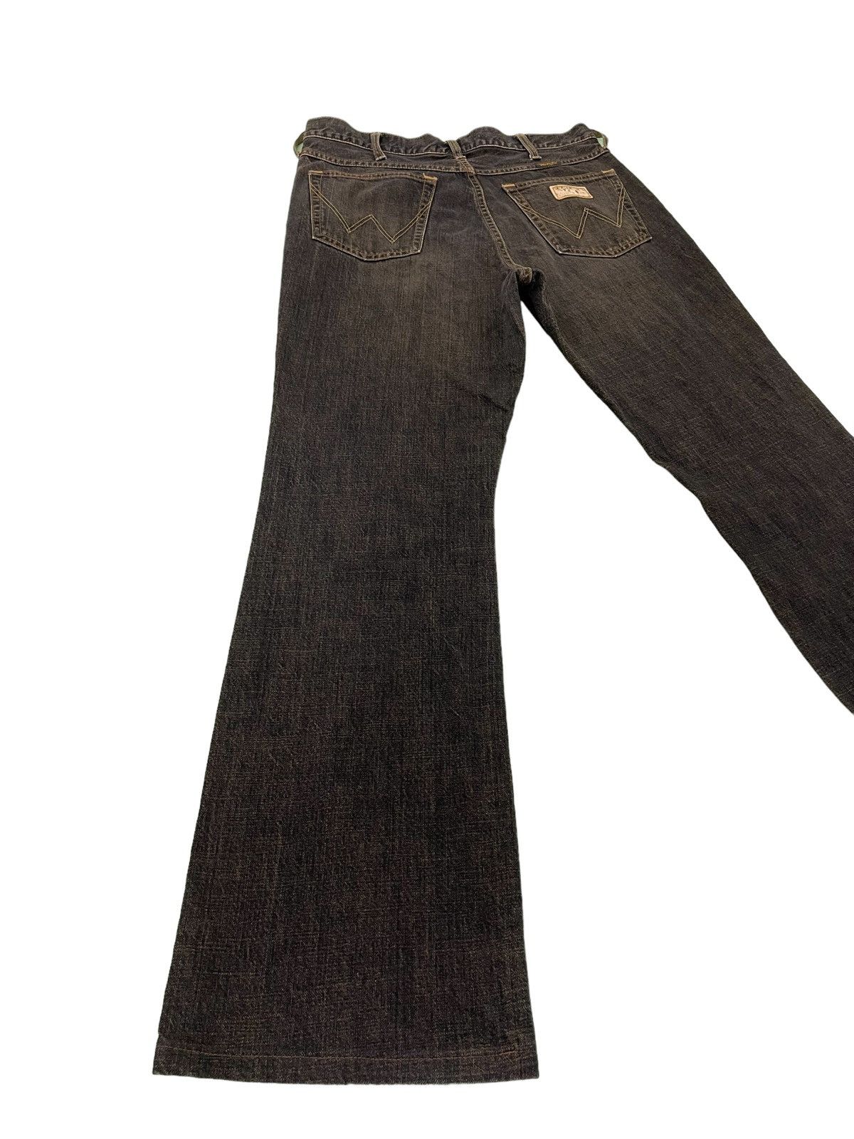 Japanese Brand Flare Jeans Wrangler Boot Cut Denim 2🟦4 Size US 32 / EU 48 - 10 Thumbnail