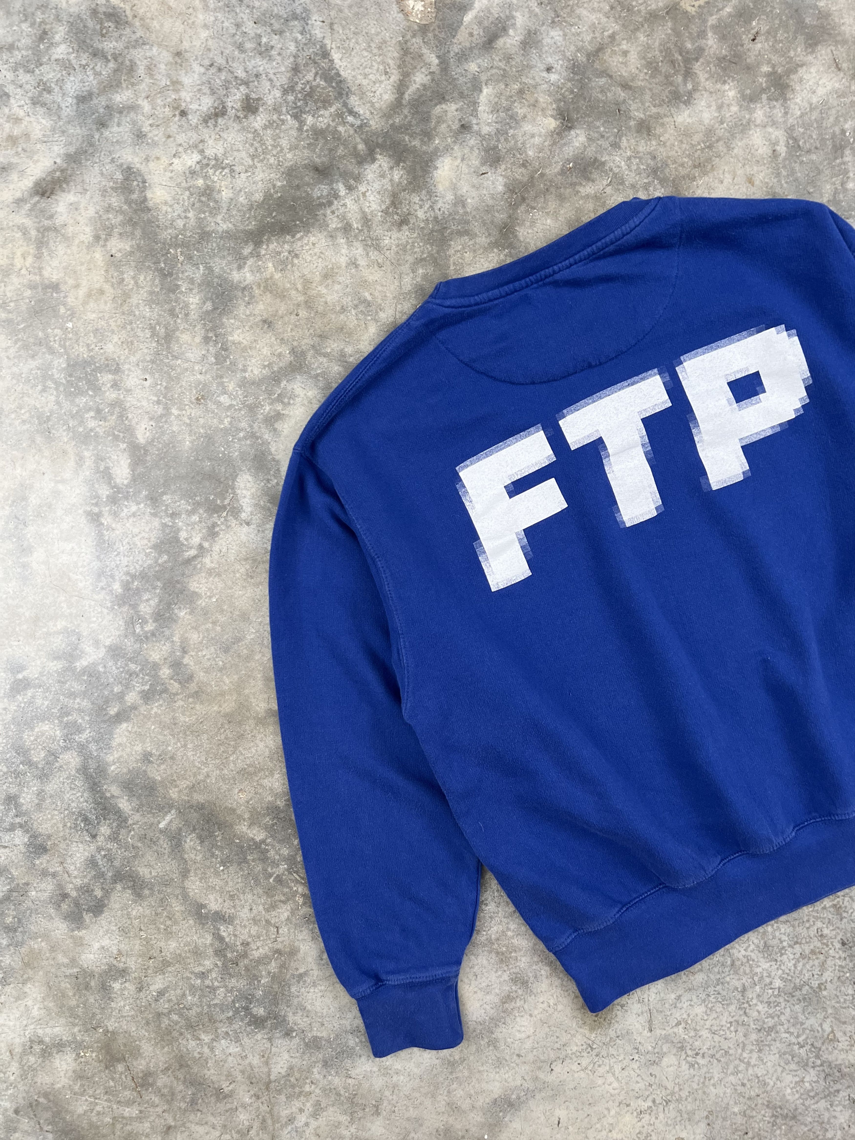 Fuck The Population Fuck The Population Pixel / Blur Sweatshirt Blue FTP ❄️🥣🧊 Size US L / EU 52-54 / 3 - 2 Thumbnail