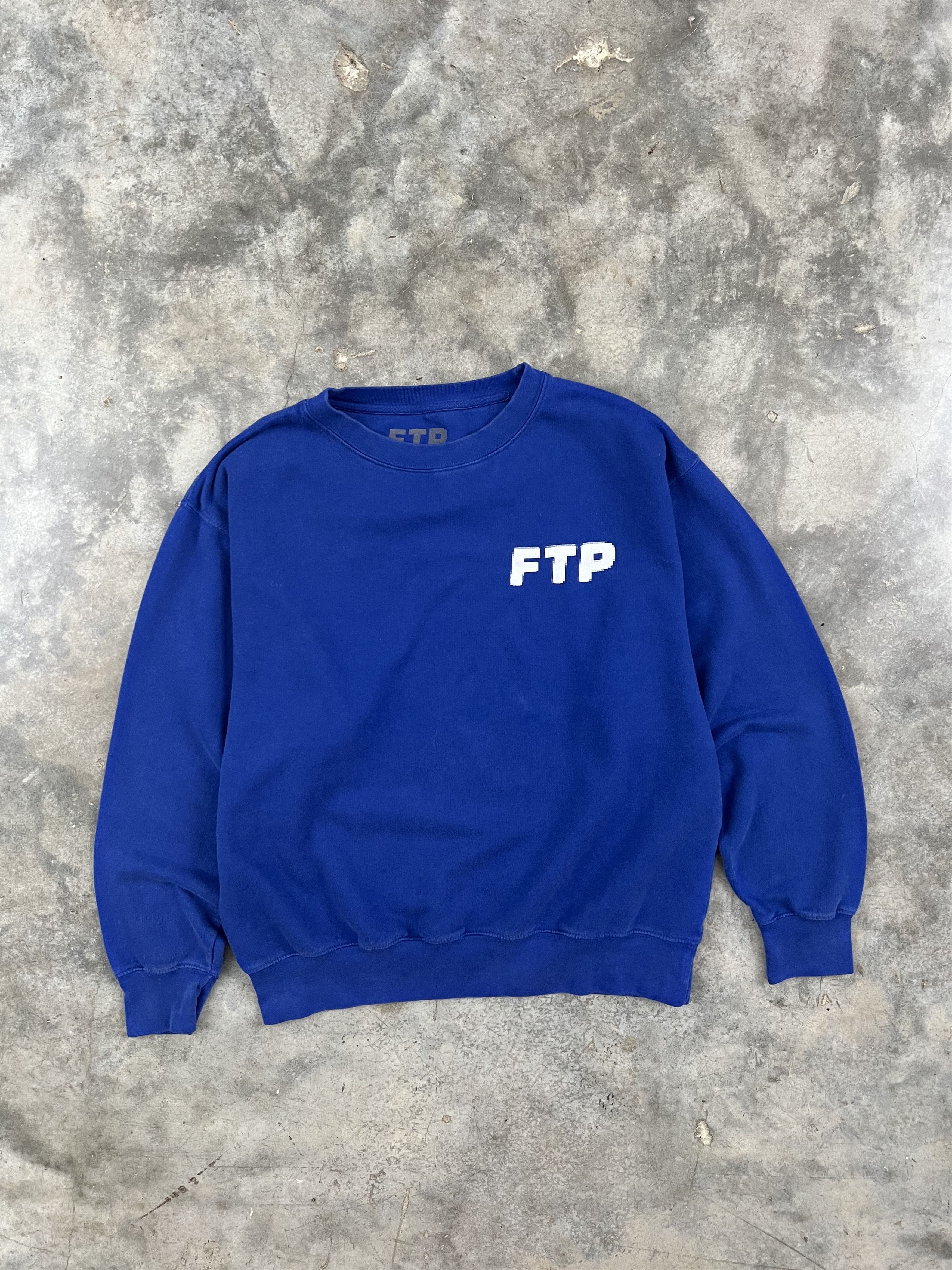 Fuck The Population Fuck The Population Pixel / Blur Sweatshirt Blue FTP ❄️🥣🧊 Size US L / EU 52-54 / 3 - 3 Thumbnail