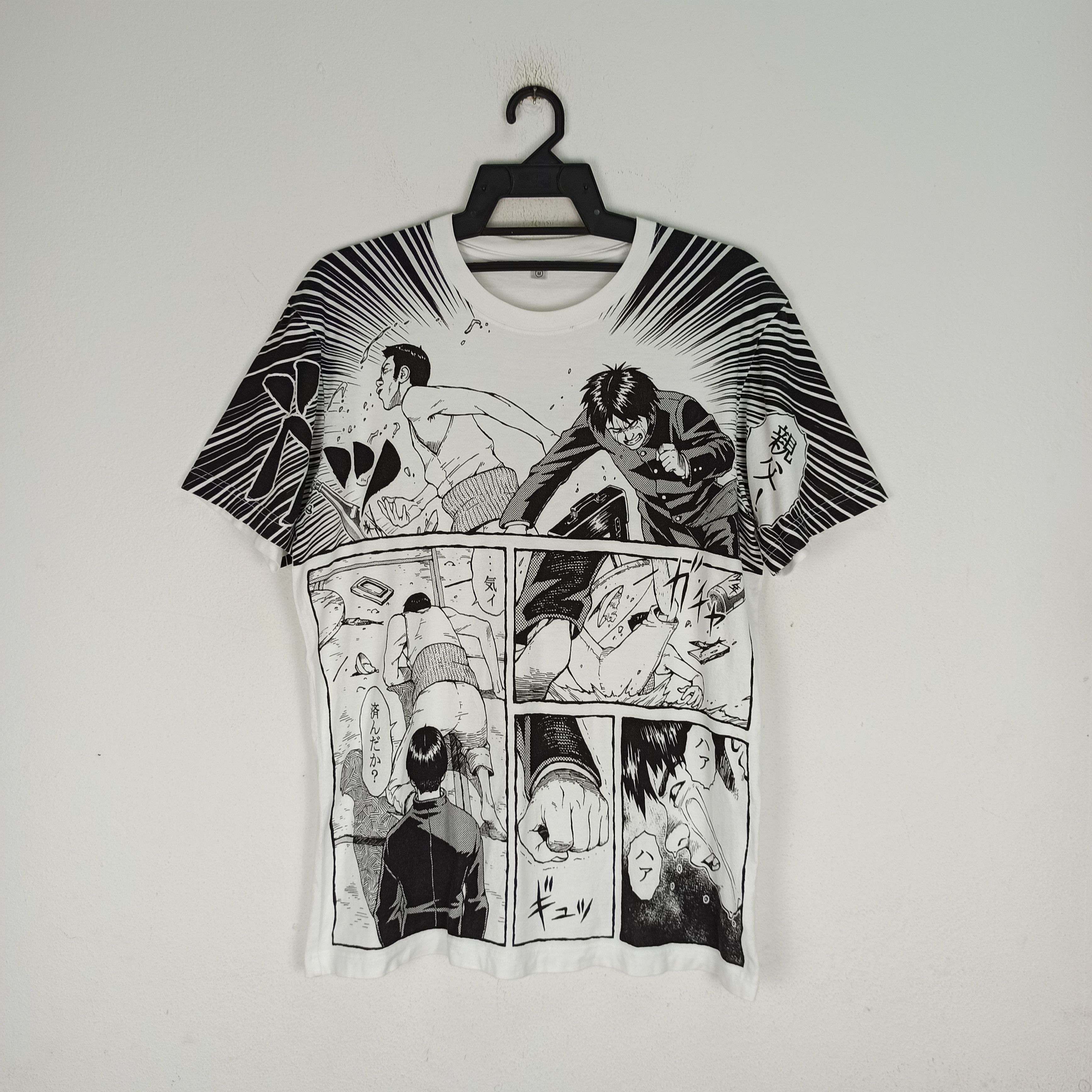 Anime 🔥Rare🔥 OYAJI GOE FULL PRINT JAPANESE ANIME MANGA Size US M / EU 48-50 / 2 - 1 Thumbnail