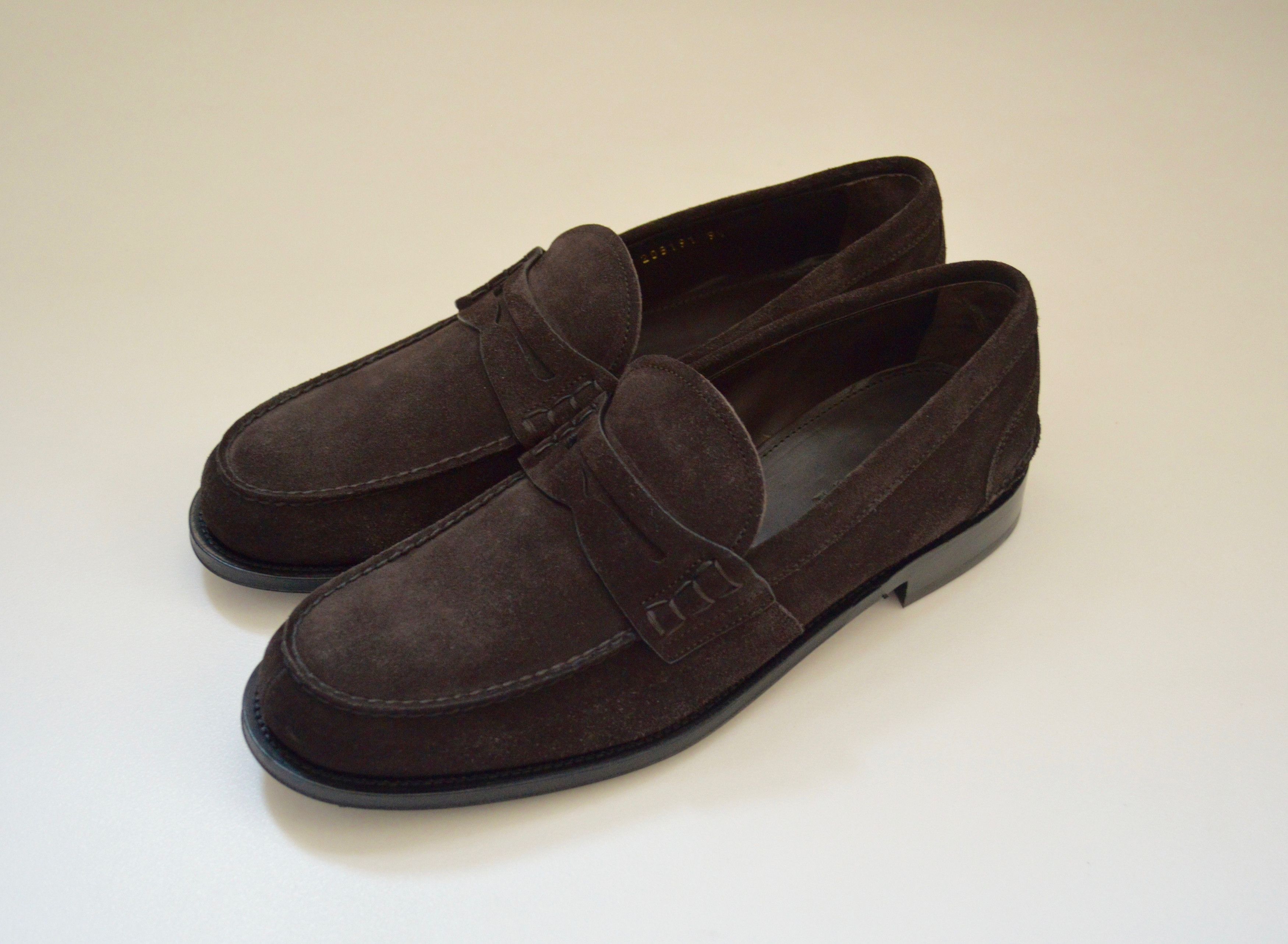 Prada Dark Gray Suede Loafers Size US 10.5 / EU 43-44 - 2 Thumbnail