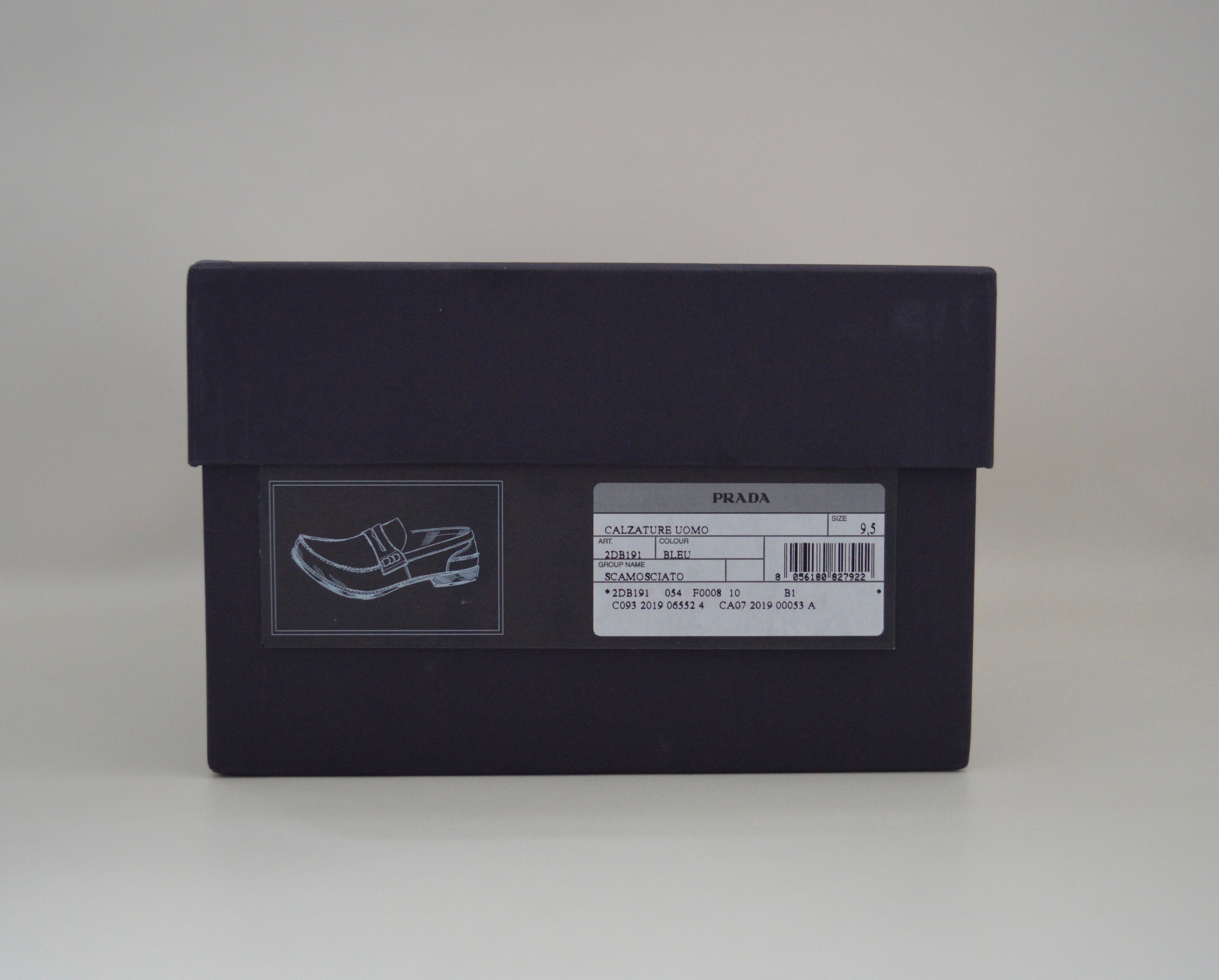 Prada Dark Gray Suede Loafers Size US 10.5 / EU 43-44 - 9 Thumbnail