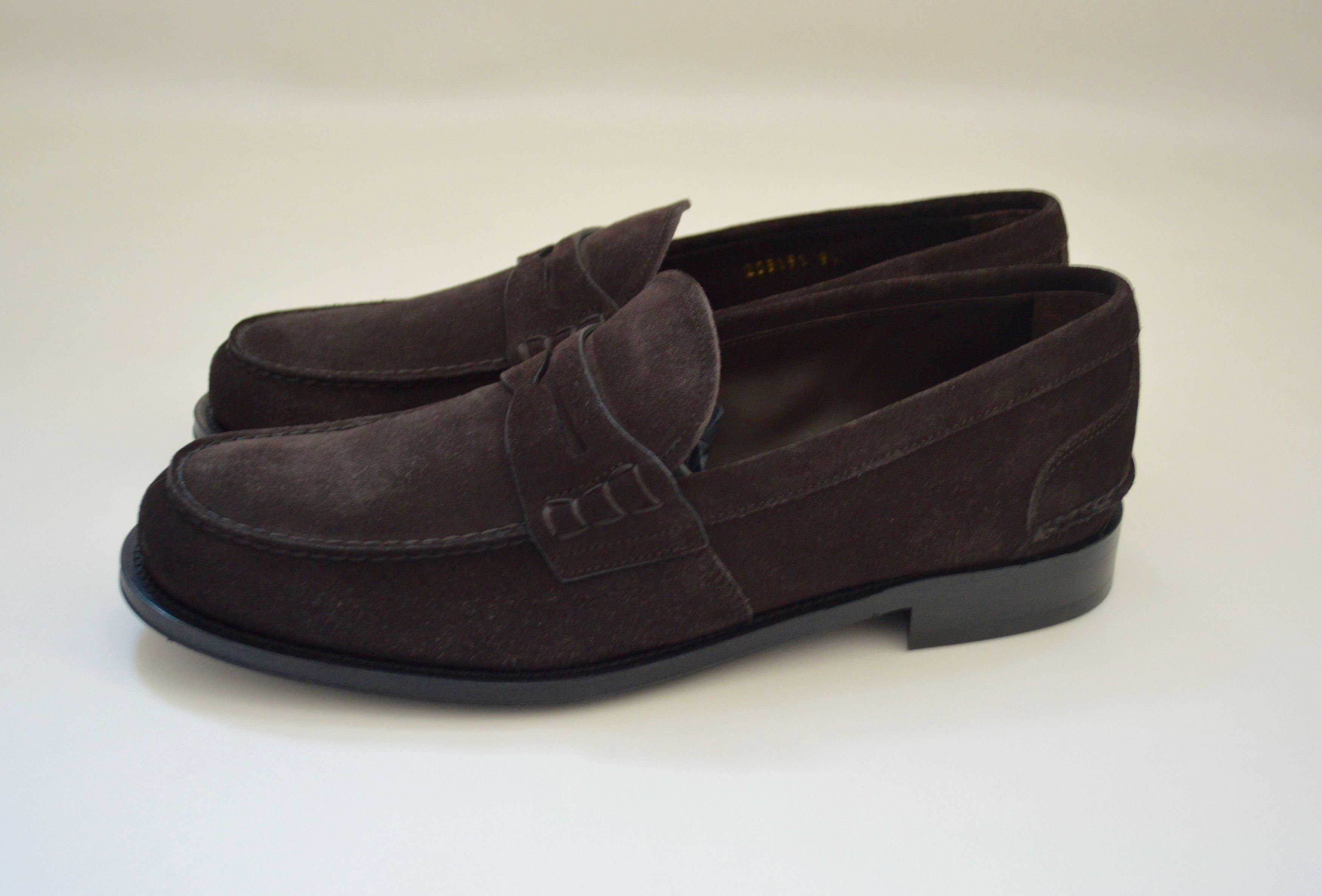 Prada Dark Gray Suede Loafers Size US 10.5 / EU 43-44 - 3 Thumbnail