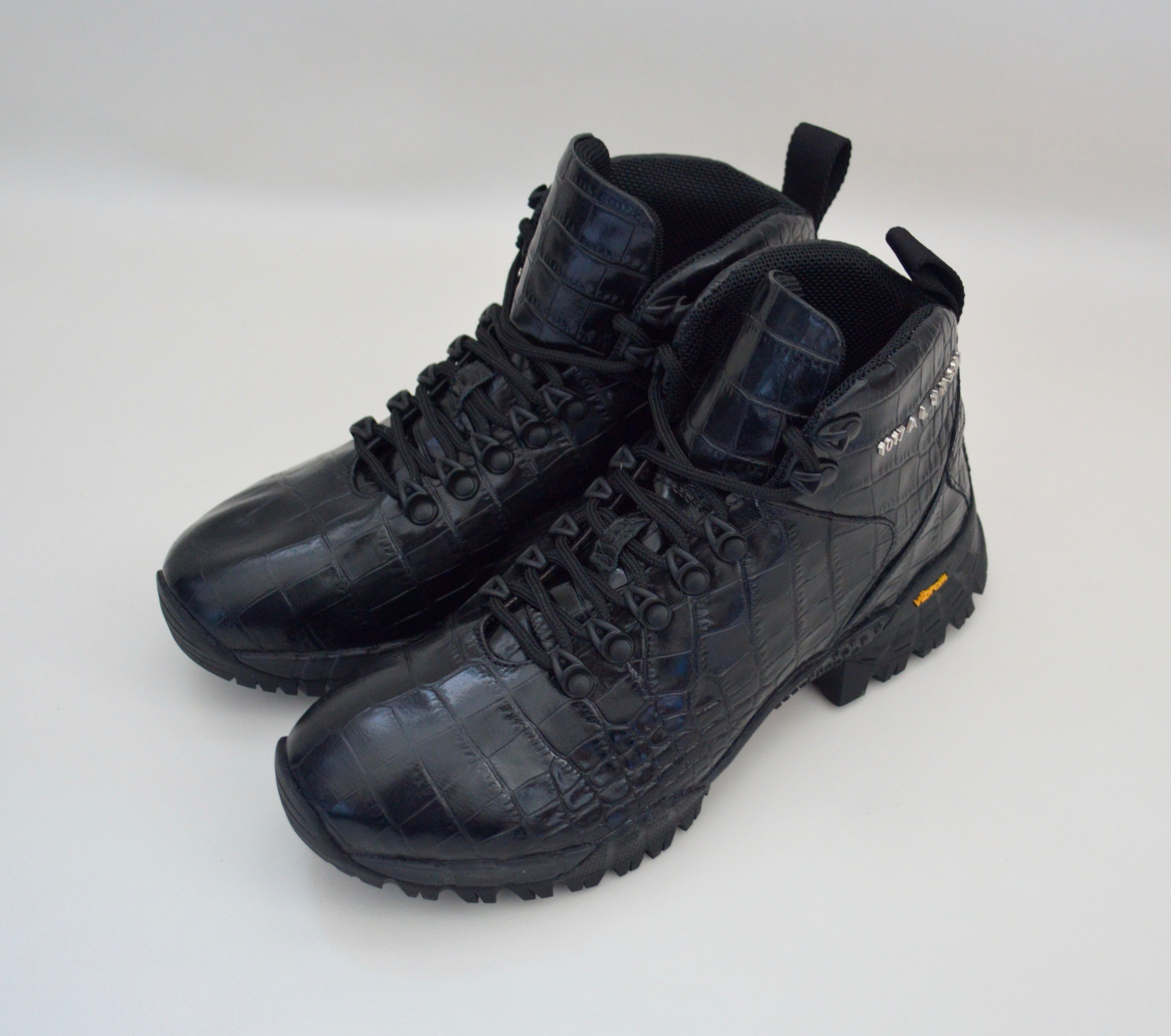 1017 ALYX 9SM S/S 20 Black Croc Print Hiking boots Size US 6.5 / IT 36.5 - 5 Thumbnail