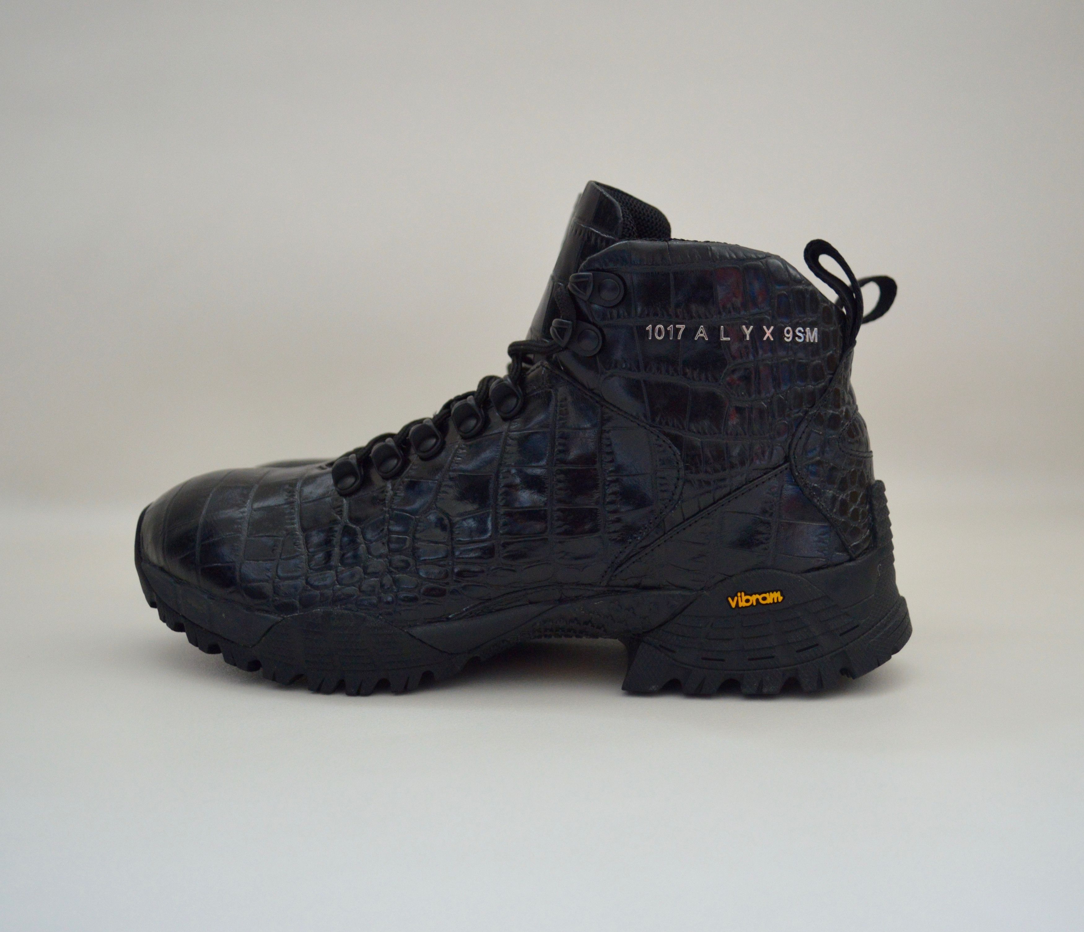 1017 ALYX 9SM S/S 20 Croc Print Hiking boots | Grailed