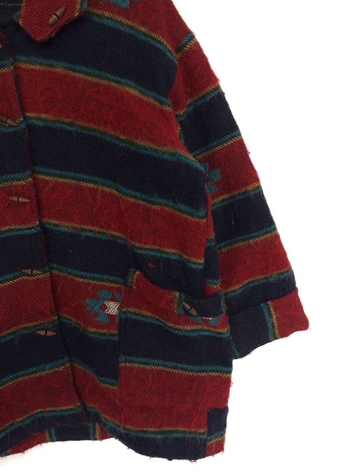 Japanese Brand japanese Brand Natraj Multicolour Rainbow Wool Jacket Size US L / EU 52-54 / 3 - 3 Thumbnail