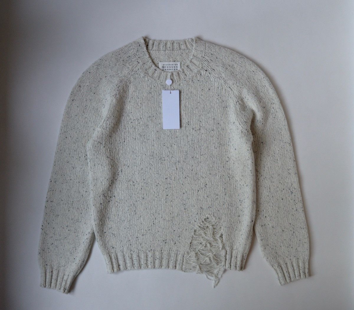 Maison Margiela A/W 20 Destroyed Wool Sweater Size US M / EU 48-50 / 2 - 11 Thumbnail