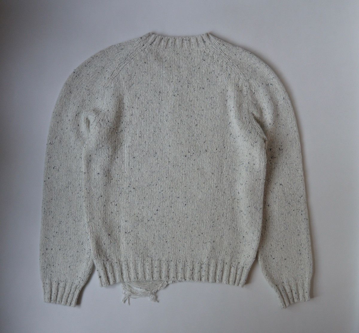 Maison Margiela A/W 20 Destroyed Wool Sweater Size US M / EU 48-50 / 2 - 8 Thumbnail
