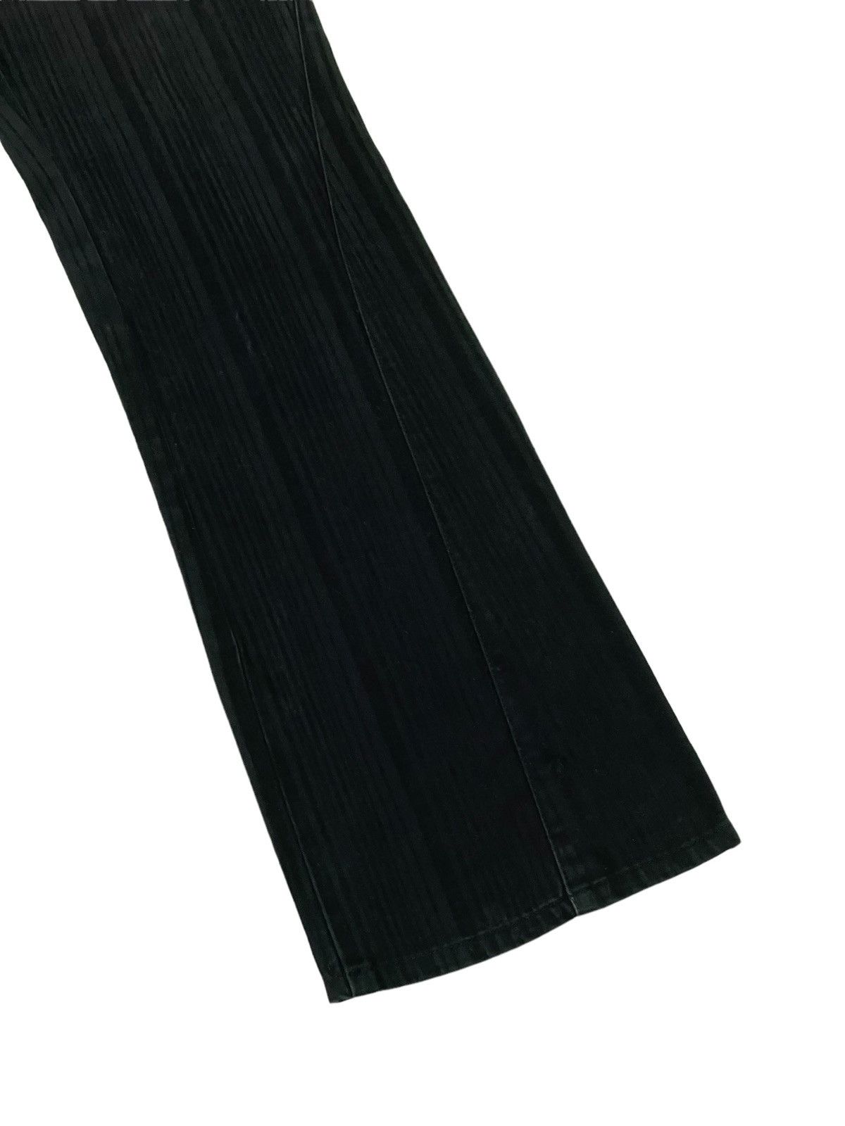 Japanese Brand Flare Jeans Michel Klein Japan Striped Boot Cut 2🟦4 Size US 32 / EU 48 - 4 Thumbnail
