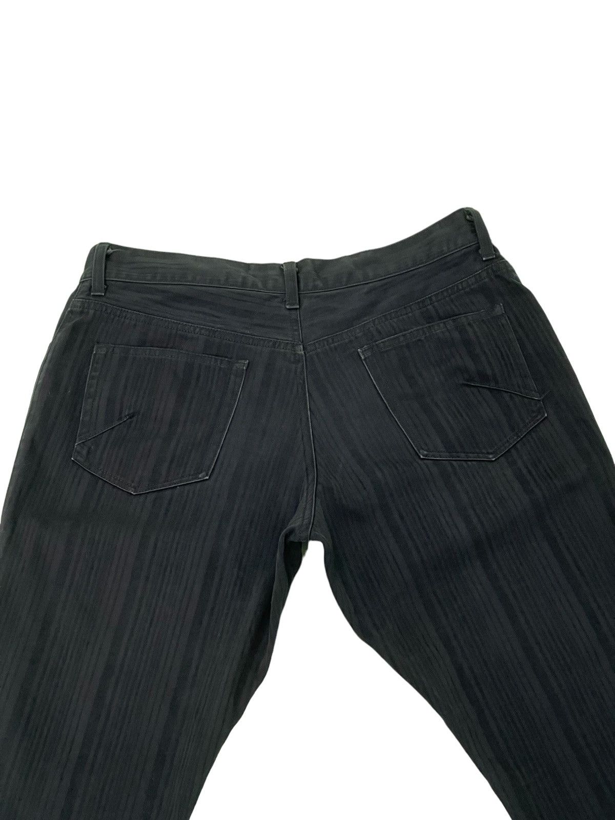 Japanese Brand Flare Jeans Michel Klein Japan Striped Boot Cut 2🟦4 Size US 32 / EU 48 - 17 Thumbnail