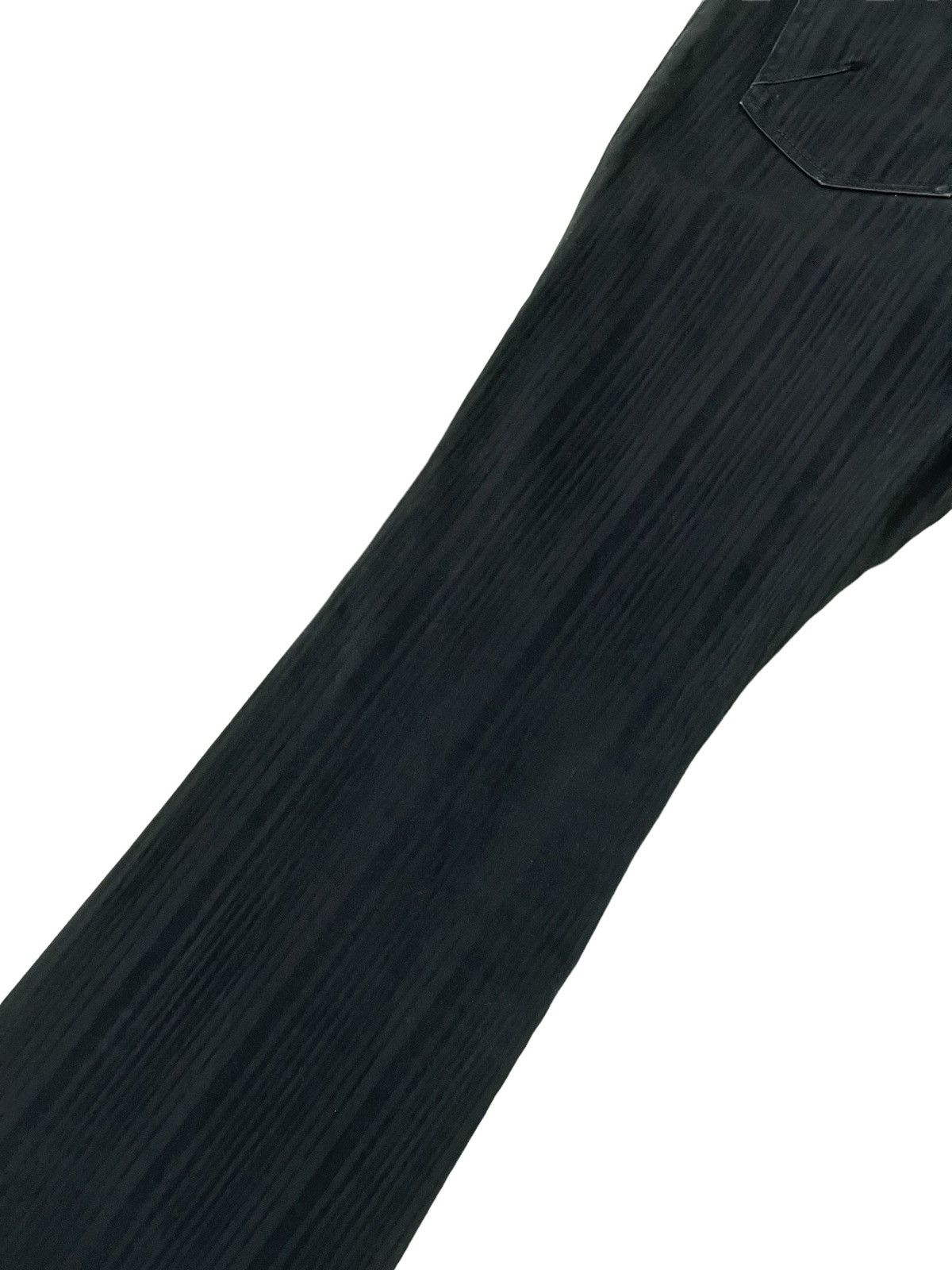 Japanese Brand Flare Jeans Michel Klein Japan Striped Boot Cut 2🟦4 Size US 32 / EU 48 - 15 Thumbnail