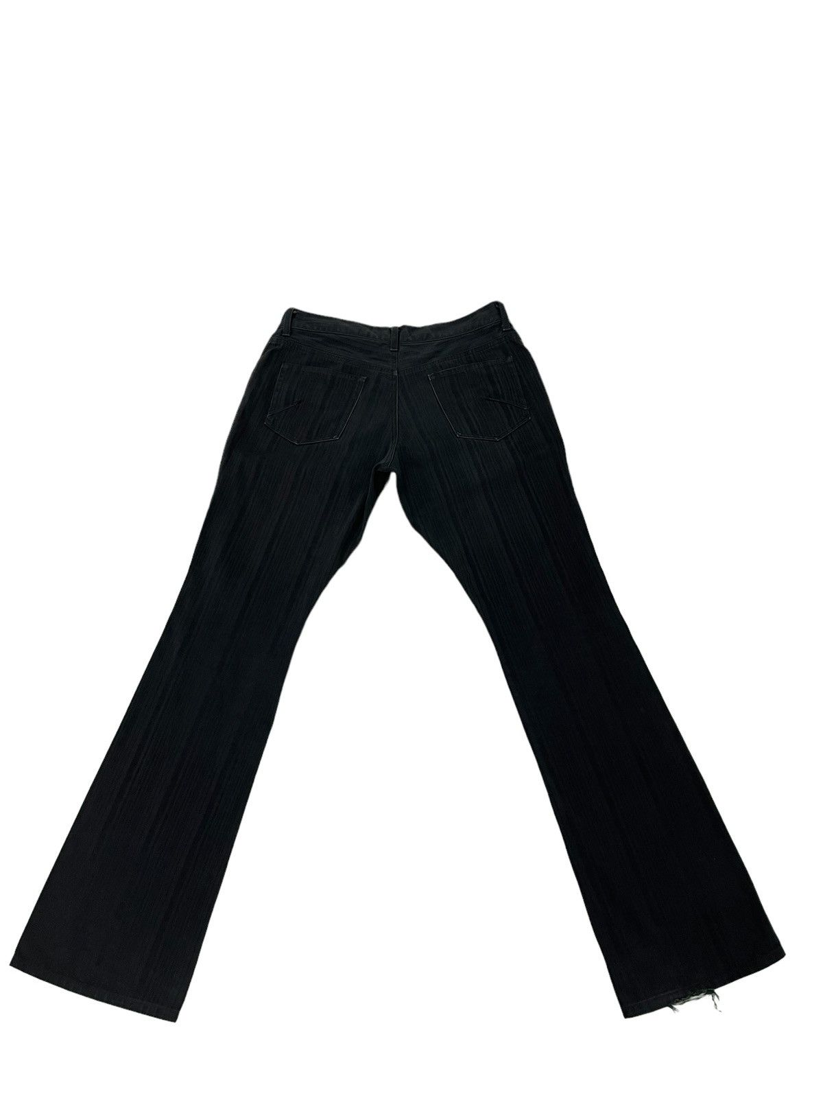 Japanese Brand Flare Jeans Michel Klein Japan Striped Boot Cut 2🟦4 Size US 32 / EU 48 - 10 Thumbnail