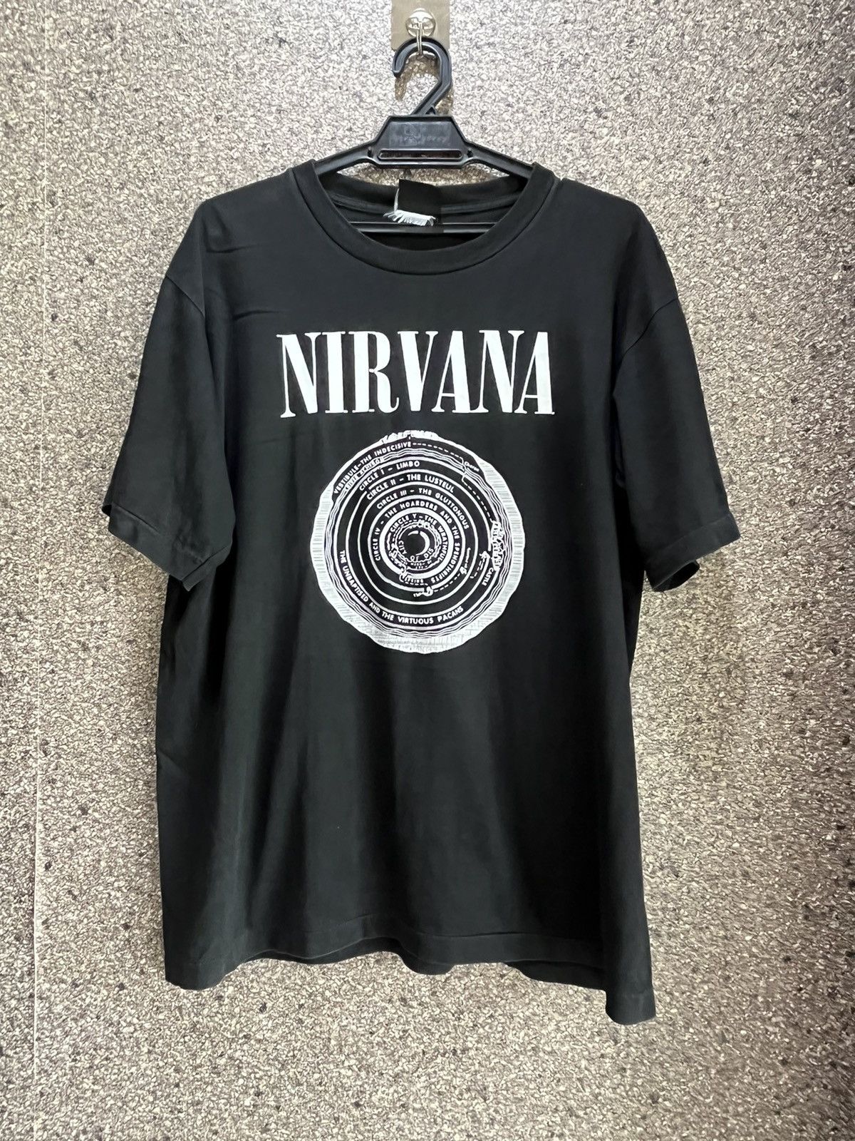 image of Band Tees x Vintage Nirvana Ft12 in Black, Men's (Size Large)