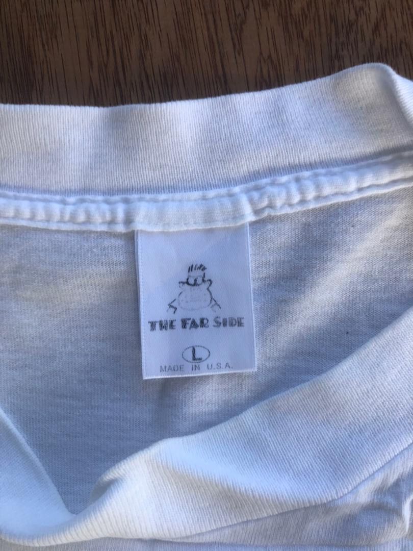 Vintage vintage tee D - 5 The Far Side Size US L / EU 52-54 / 3 - 3 Thumbnail