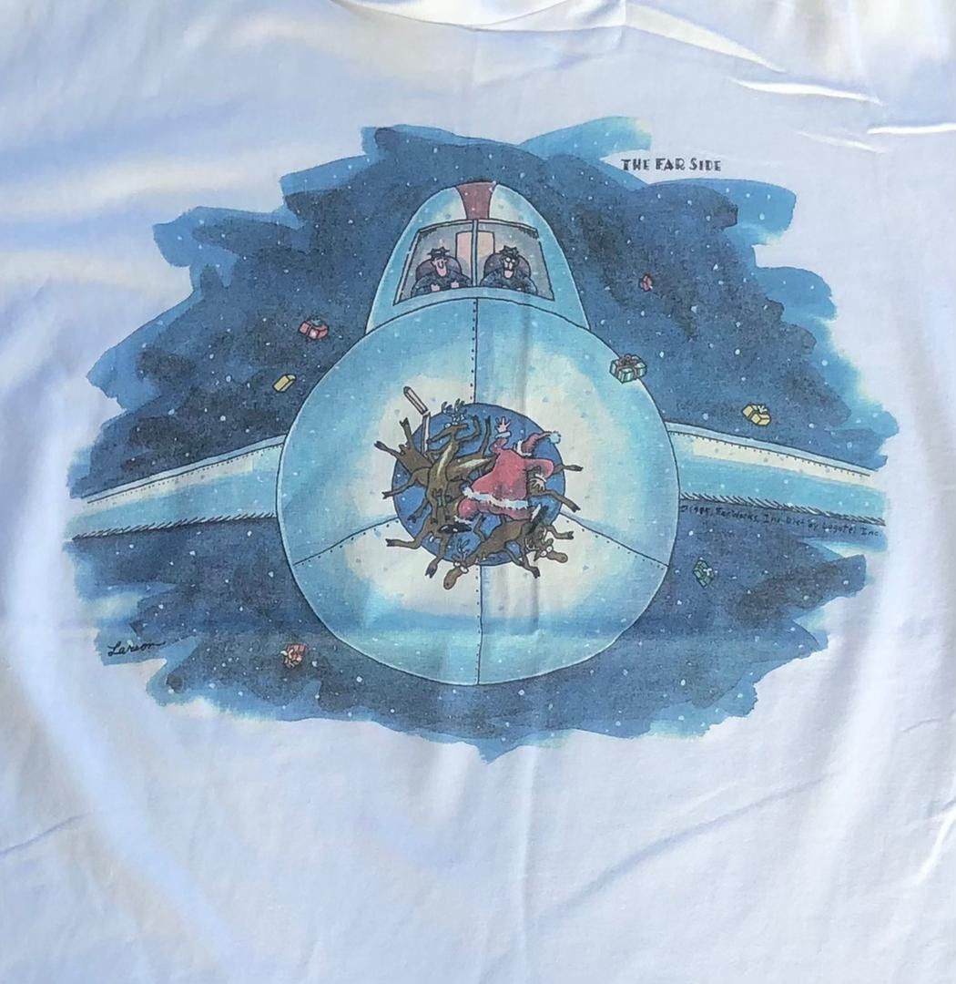Vintage vintage tee D - 5 The Far Side Size US L / EU 52-54 / 3 - 2 Thumbnail