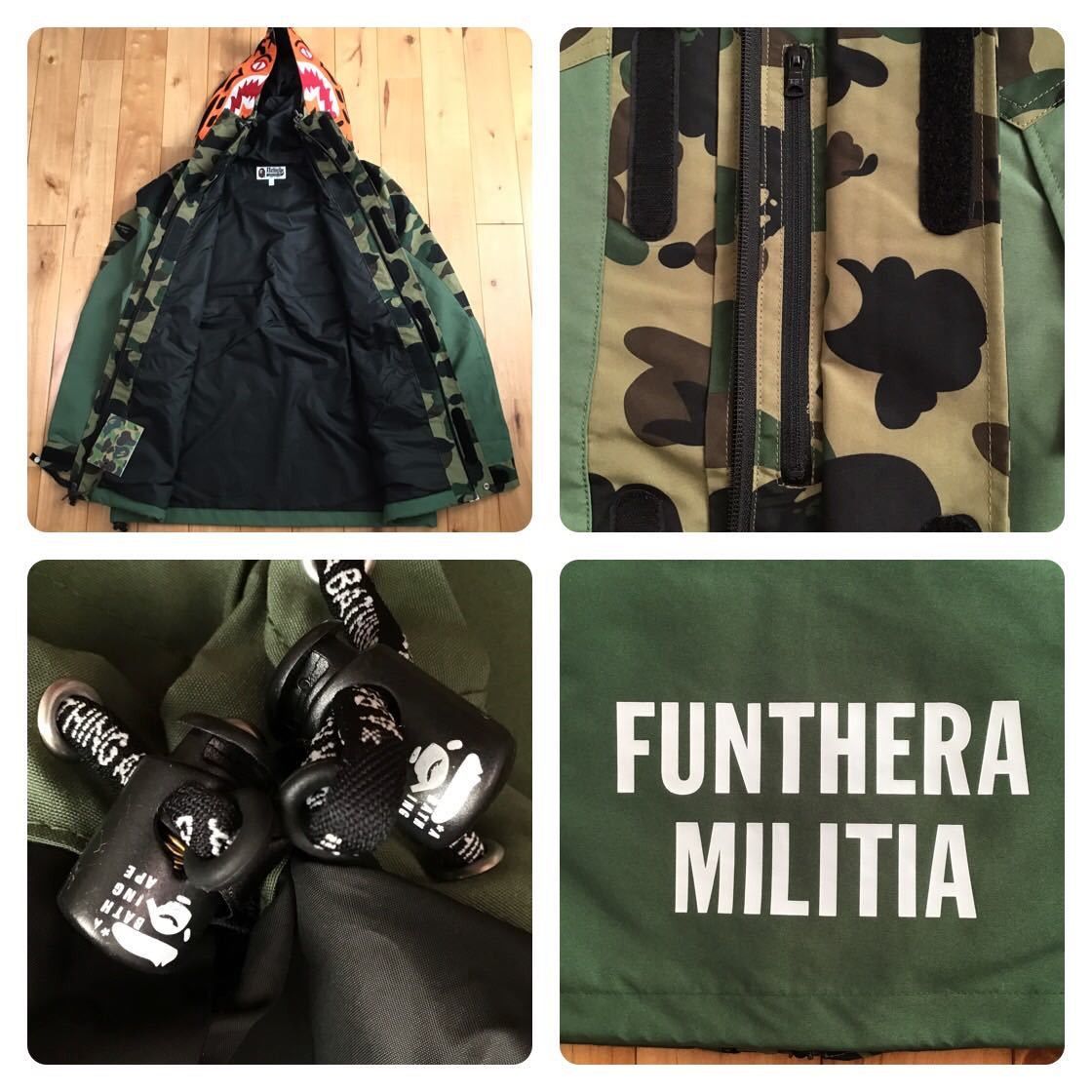 Bape BAPE Tiger snowboard jacket 1st camo green a bathing ape Size US L / EU 52-54 / 3 - 8 Thumbnail