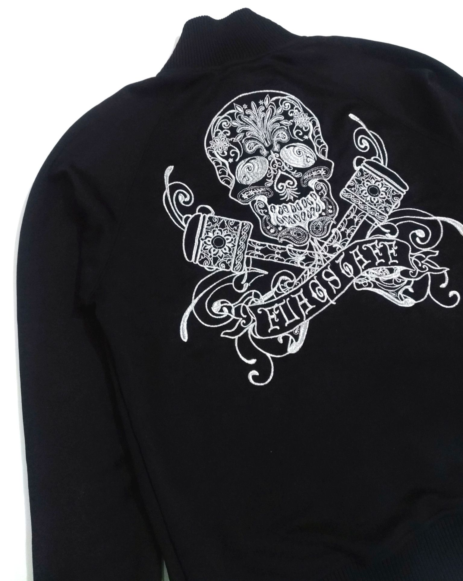 Japanese Brand RARE! FLAGSTAFF UNION MADE EMBROIDERED SKULL ROCKABILLY Size US M / EU 48-50 / 2 - 4 Thumbnail
