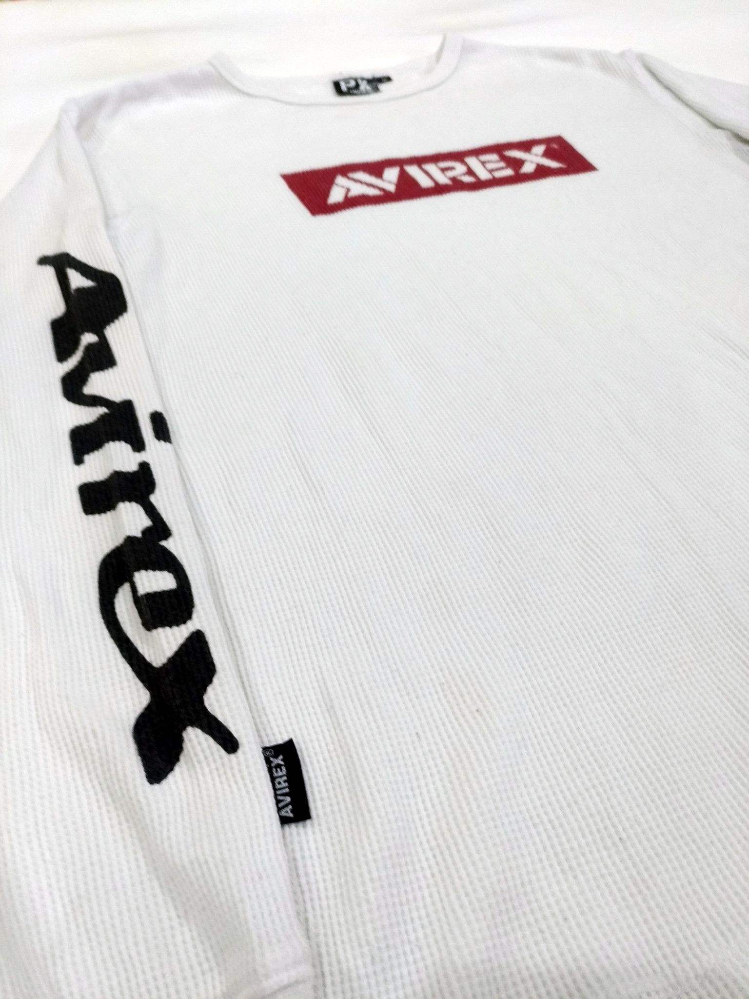 Avirex RARE! AVIREX MILITARY BOX LOGO THERMAL L/SLEEVE. Size US M / EU 48-50 / 2 - 3 Thumbnail