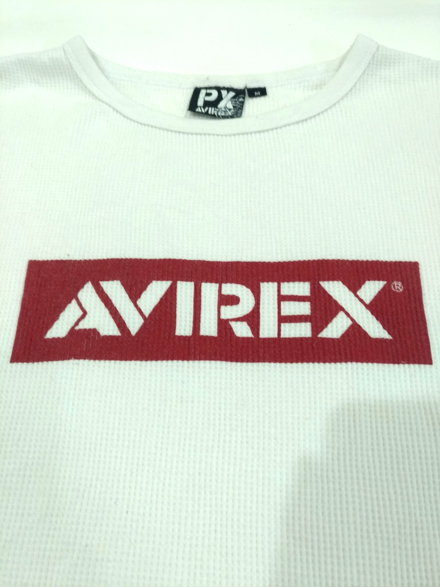Avirex RARE! AVIREX MILITARY BOX LOGO THERMAL L/SLEEVE. Size US M / EU 48-50 / 2 - 4 Thumbnail