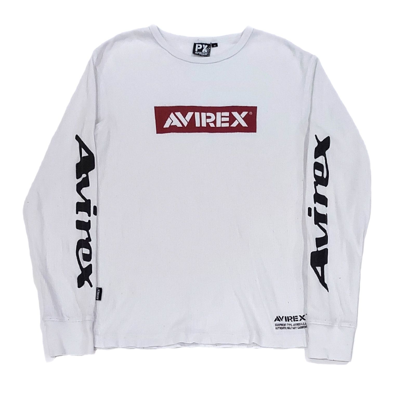 Avirex RARE! AVIREX MILITARY BOX LOGO THERMAL L/SLEEVE. Size US M / EU 48-50 / 2 - 1 Thumbnail