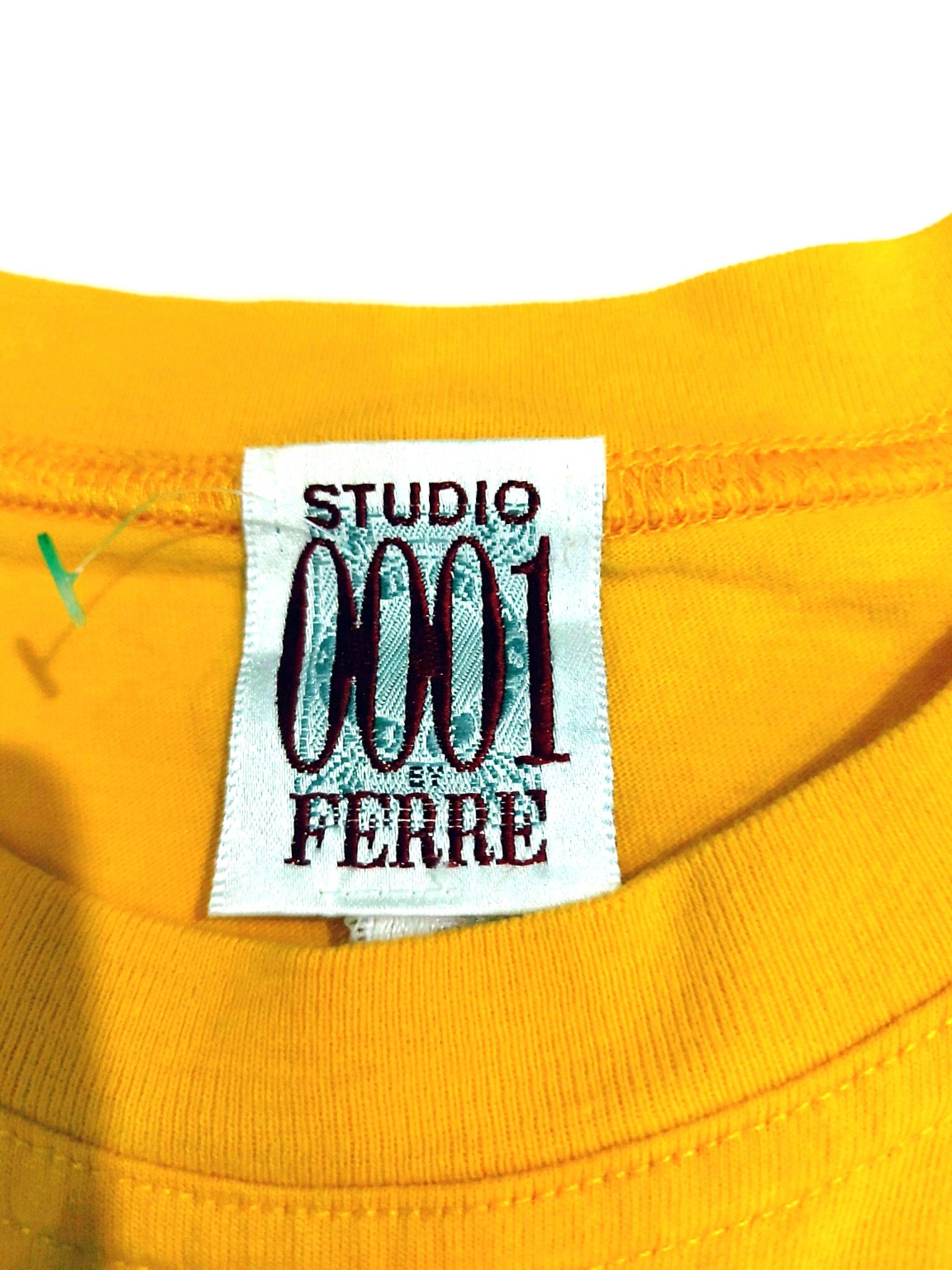 Ferre × GF Ferre × Gianfranco Ferre RARE! STUDIO 0001 FERRE EMBROIDERED LOGO TEE Size US XL / EU 56 / 4 - 4 Thumbnail