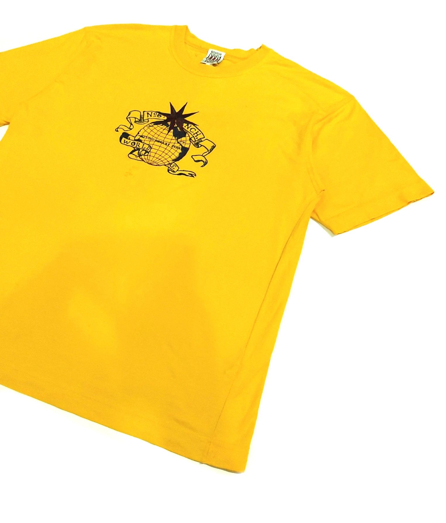Ferre × GF Ferre × Gianfranco Ferre RARE! STUDIO 0001 FERRE EMBROIDERED LOGO TEE Size US XL / EU 56 / 4 - 2 Thumbnail