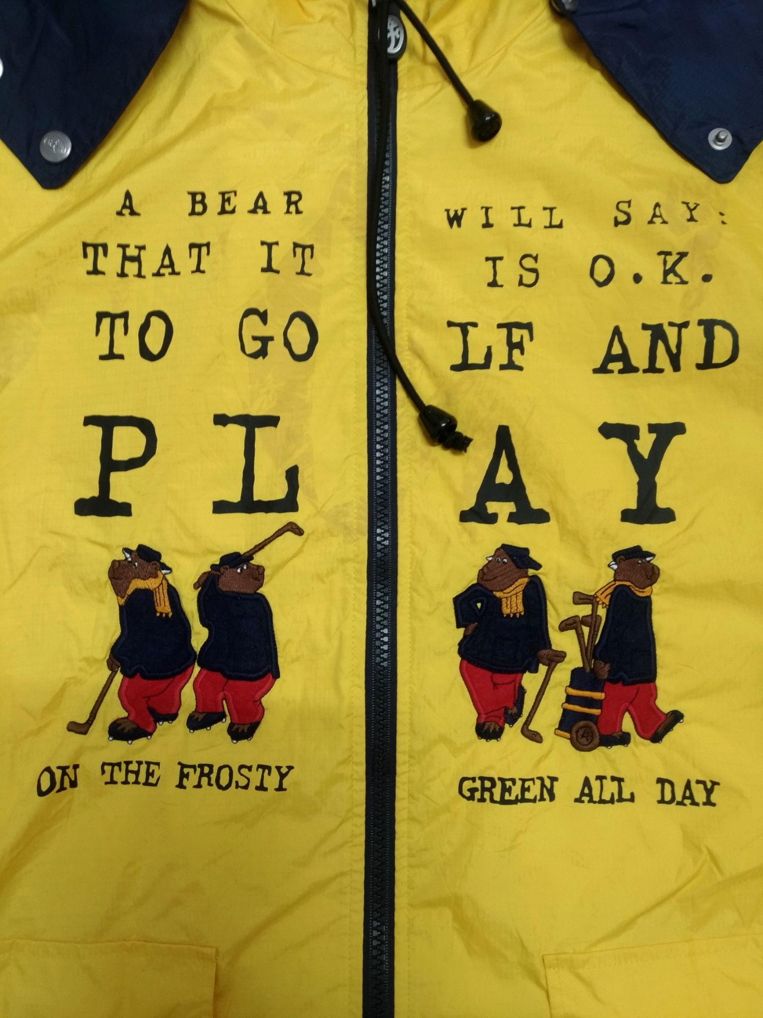 Designer × Jean Charles De Castelbajac RARE! VTG JC DE CASTELBAJAC "GOLF GLORY CASTELBAJAC" ART Size US XL / EU 56 / 4 - 6 Thumbnail