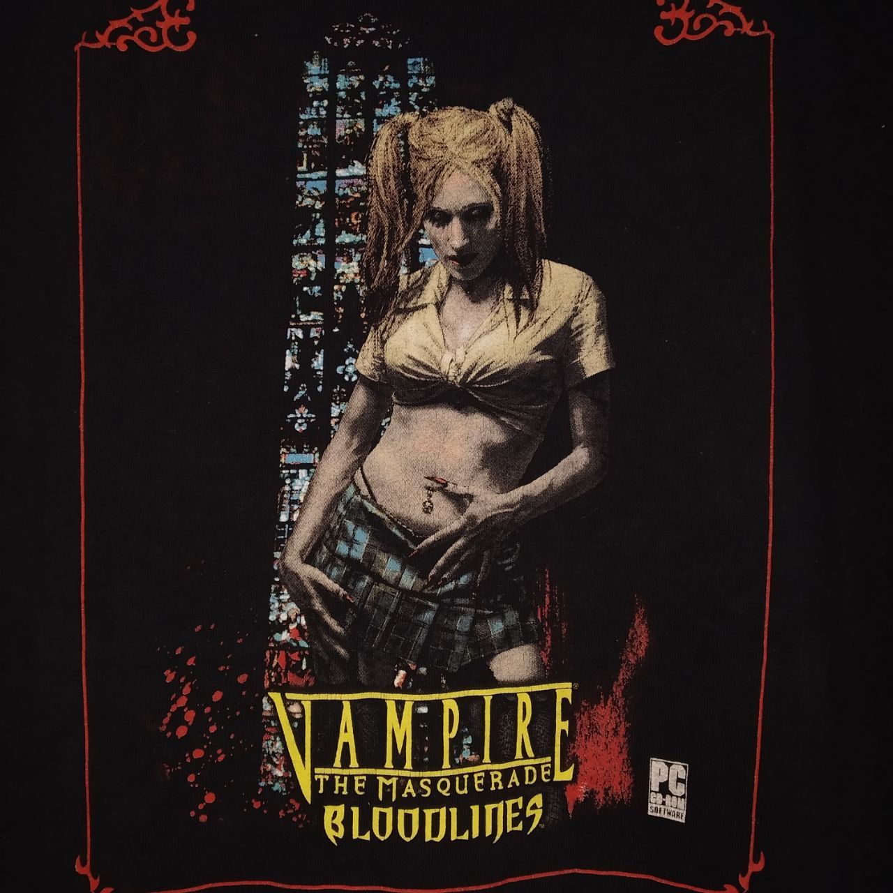 Expert Horror Vintage Vampire The Masquerade Bloodlines Horror Games Size US XL / EU 56 / 4 - 5 Thumbnail