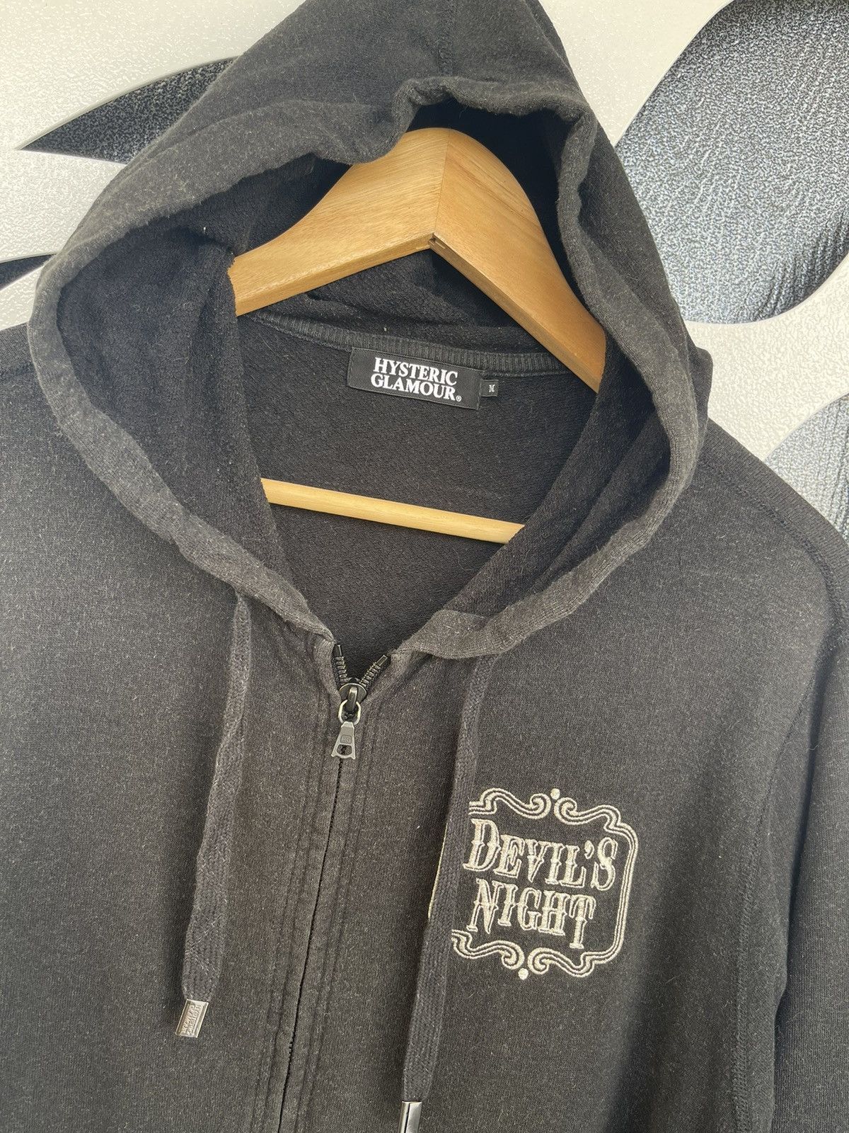 Hysteric Glamour 📌Binding Offer📌HYSTERIC GLAMOUR DEVIL NIGHT HOODIE Size US M / EU 48-50 / 2 - 9 Thumbnail