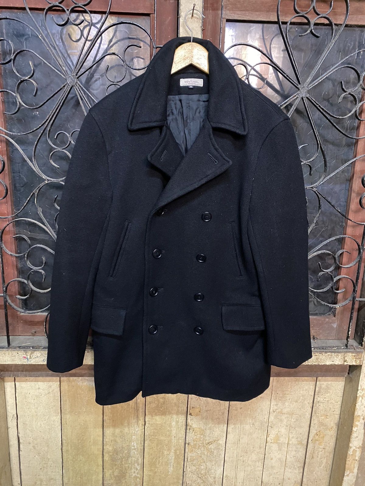 Japanese Brand Sentinel Collection Double breast Wool Coat | Grailed