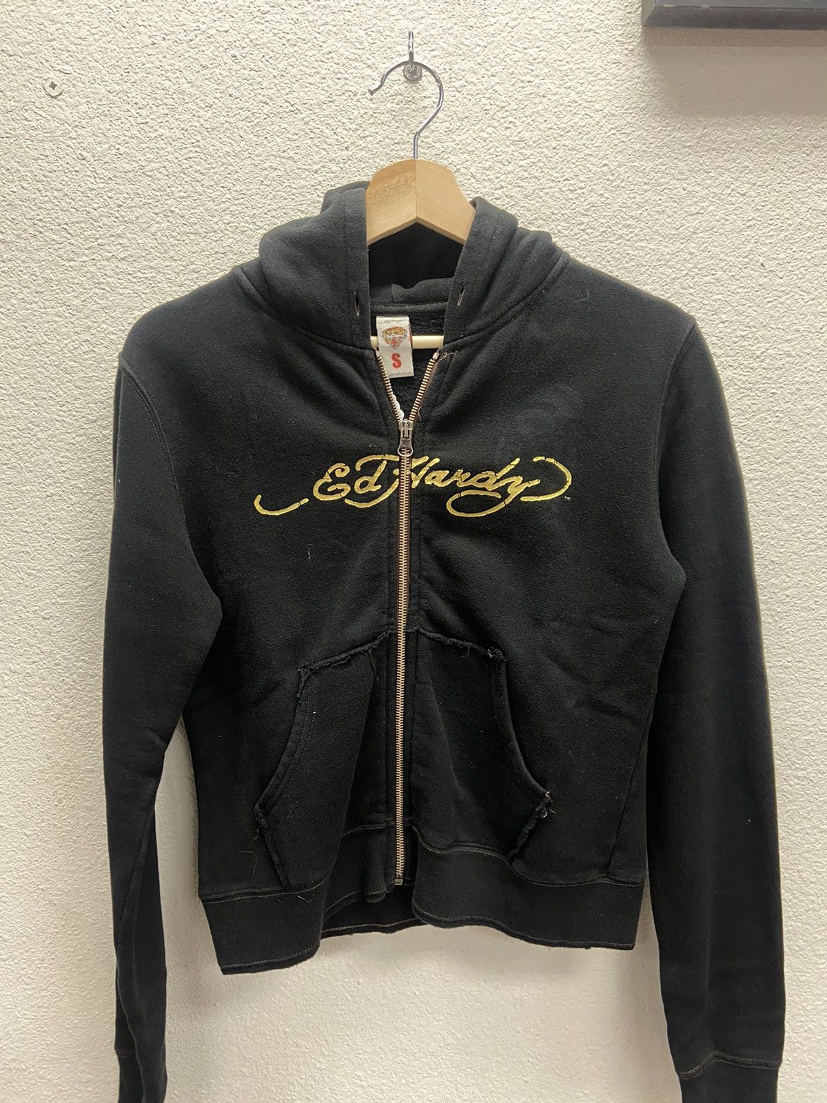 Vintage Ed hardy zip up hoodie