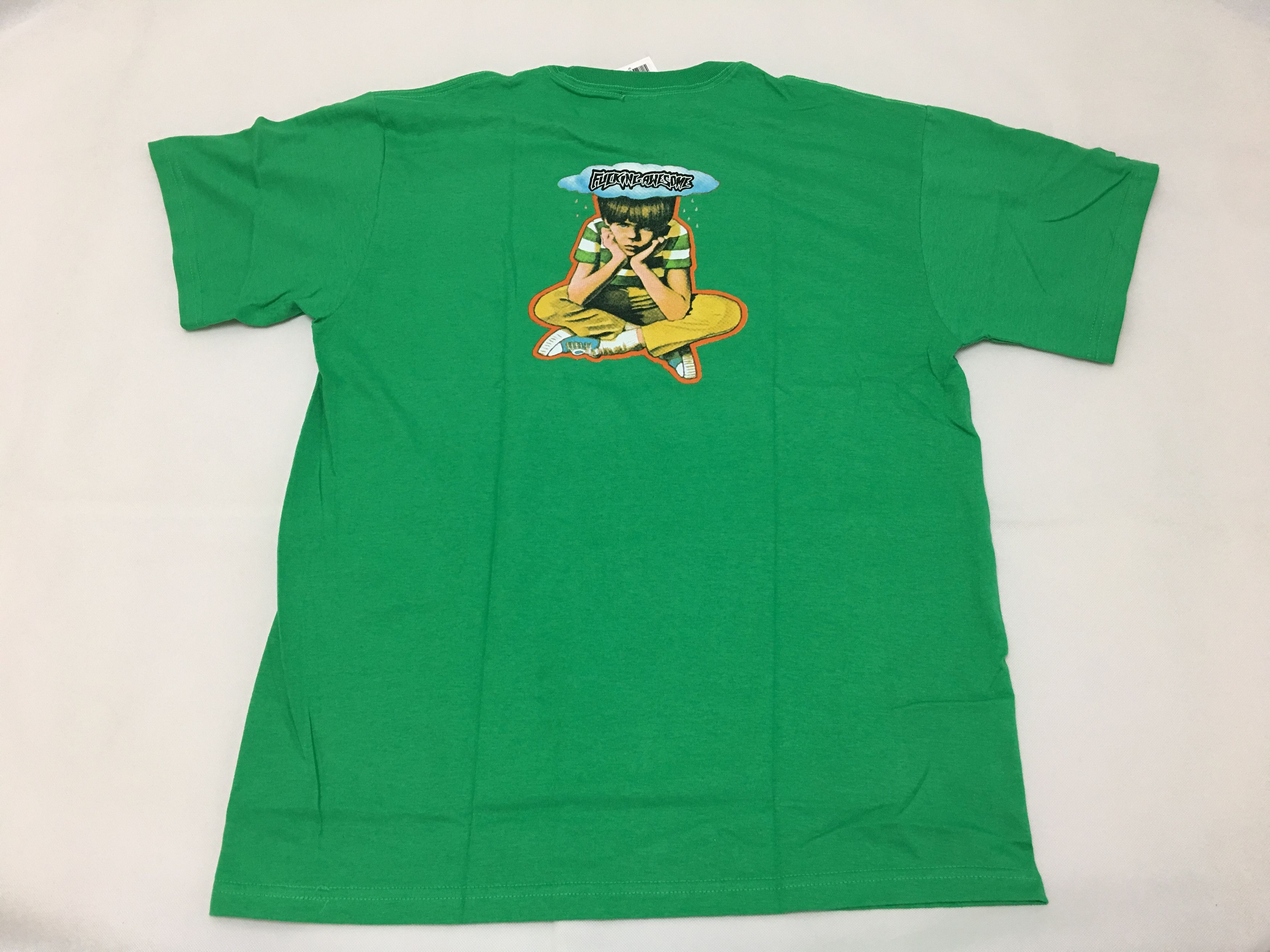 Fucking Awesome Fucking Awesome FA Rain Tee Green Large Size US L / EU 52-54 / 3 - 4 Thumbnail
