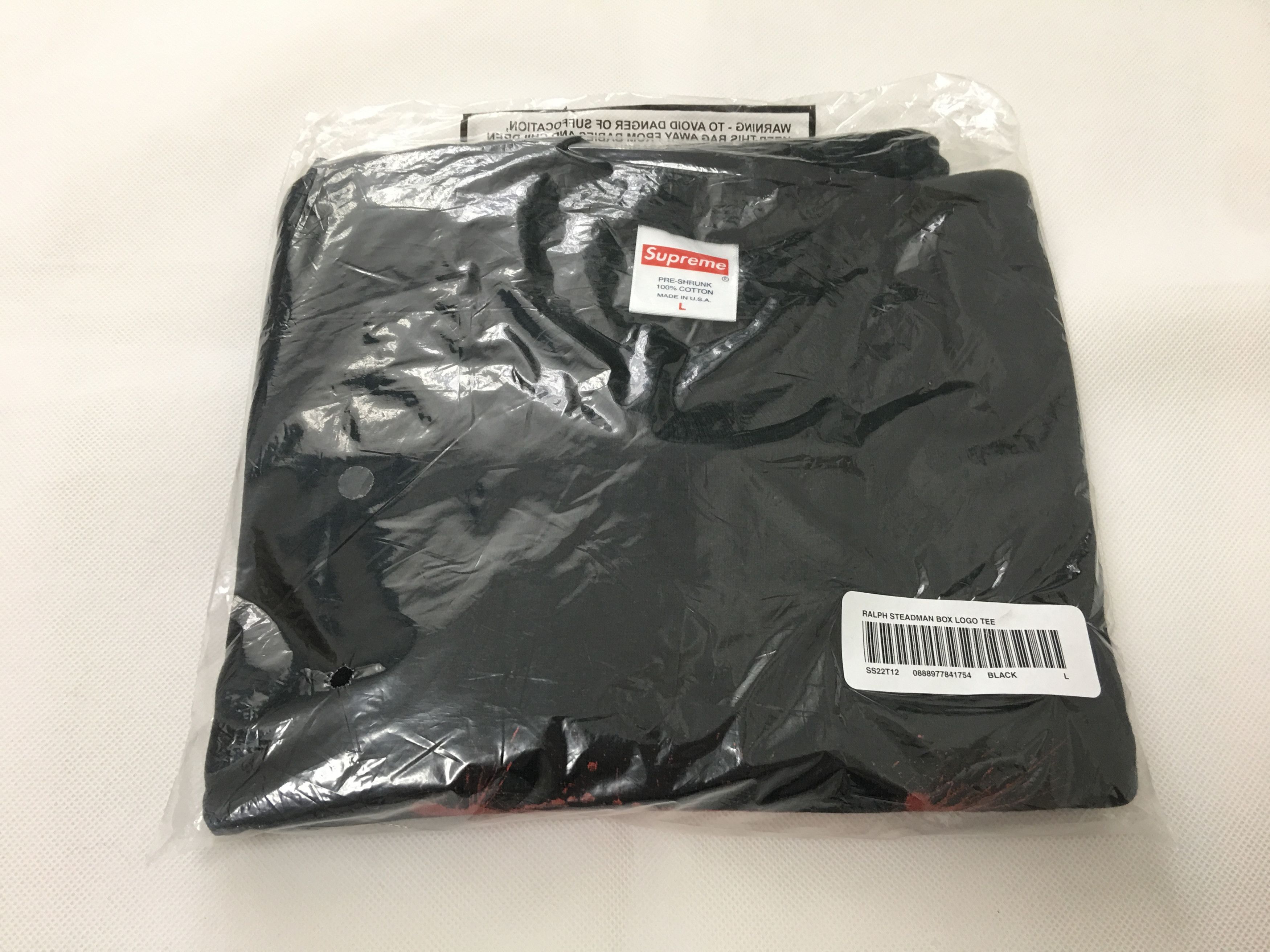 Supreme Supreme Ralph Steadman Box Logo T-shirt Black Large Size US L / EU 52-54 / 3 - 3 Thumbnail