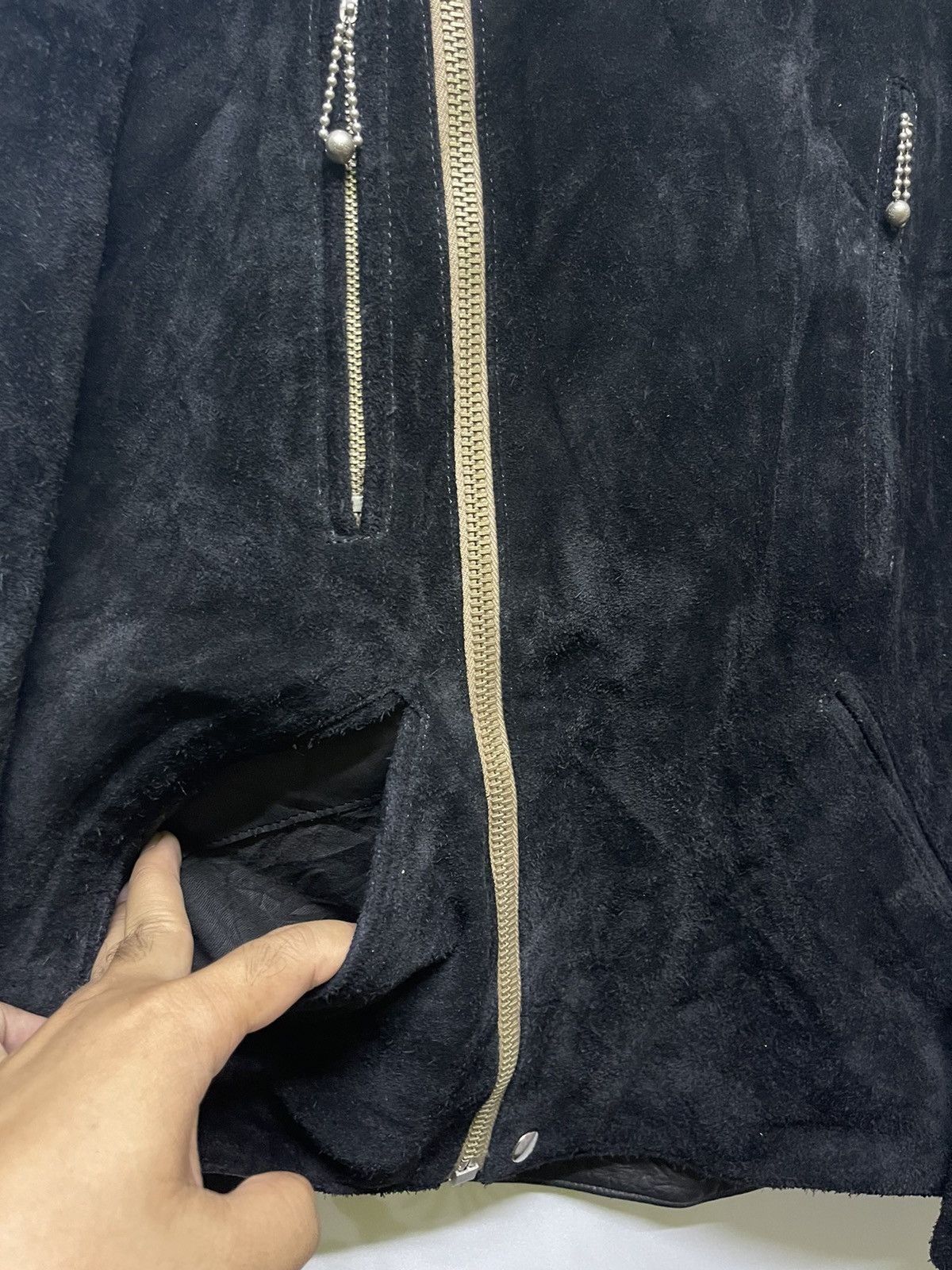 Vintage VINTAGE CREATION LEATHER JACKET NICE DESIGN Size US S / EU 44-46 / 1 - 8 Thumbnail