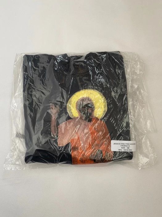 Kanye West Kanye West Jesus Is King JIK Crewneck Navy Small Size US S / EU 44-46 / 1 - 3 Thumbnail