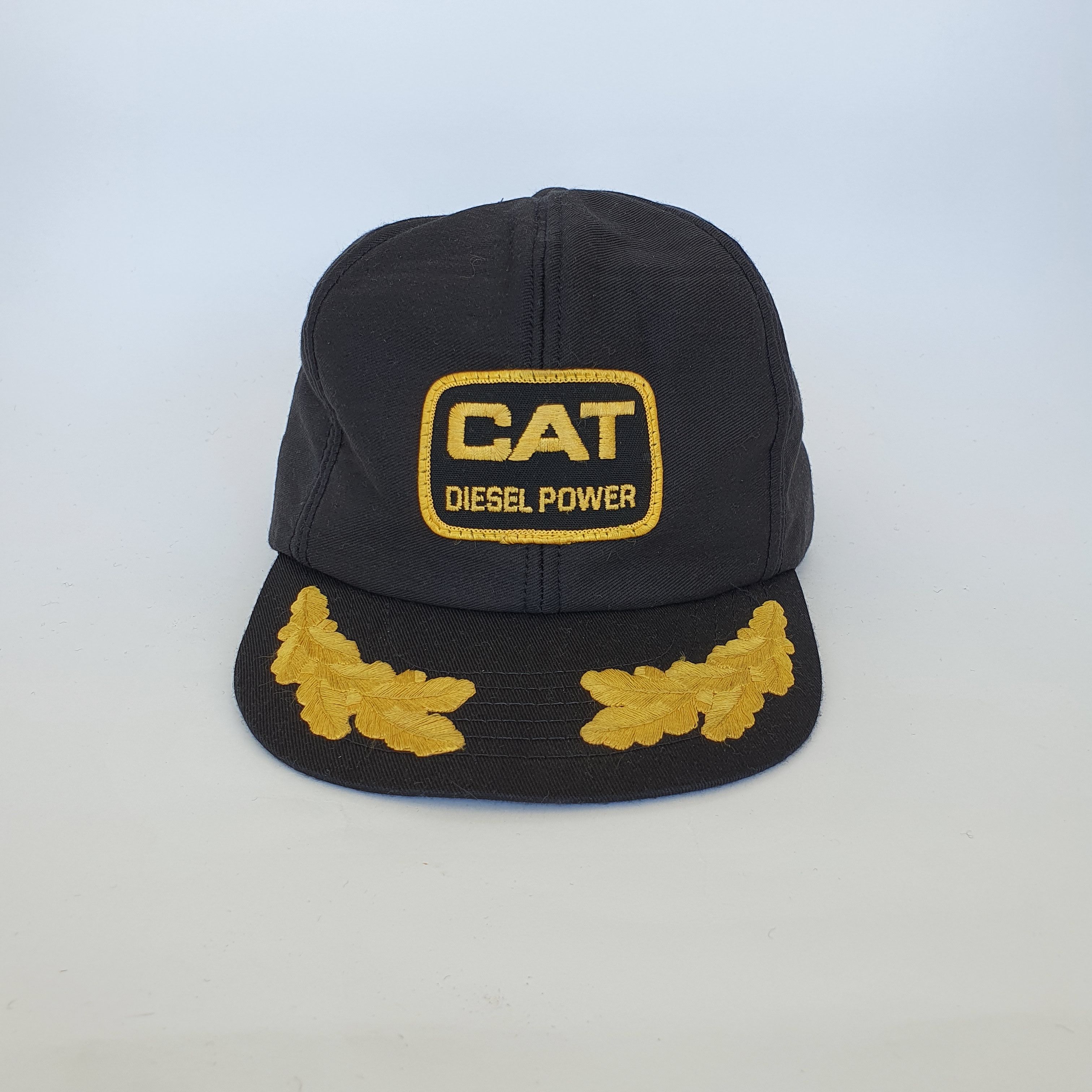Caterpillar × Vintage Vintage Big Embroidery Cat Diesel Power Logo Snap Back Cap Size ONE SIZE - 2 Thumbnail