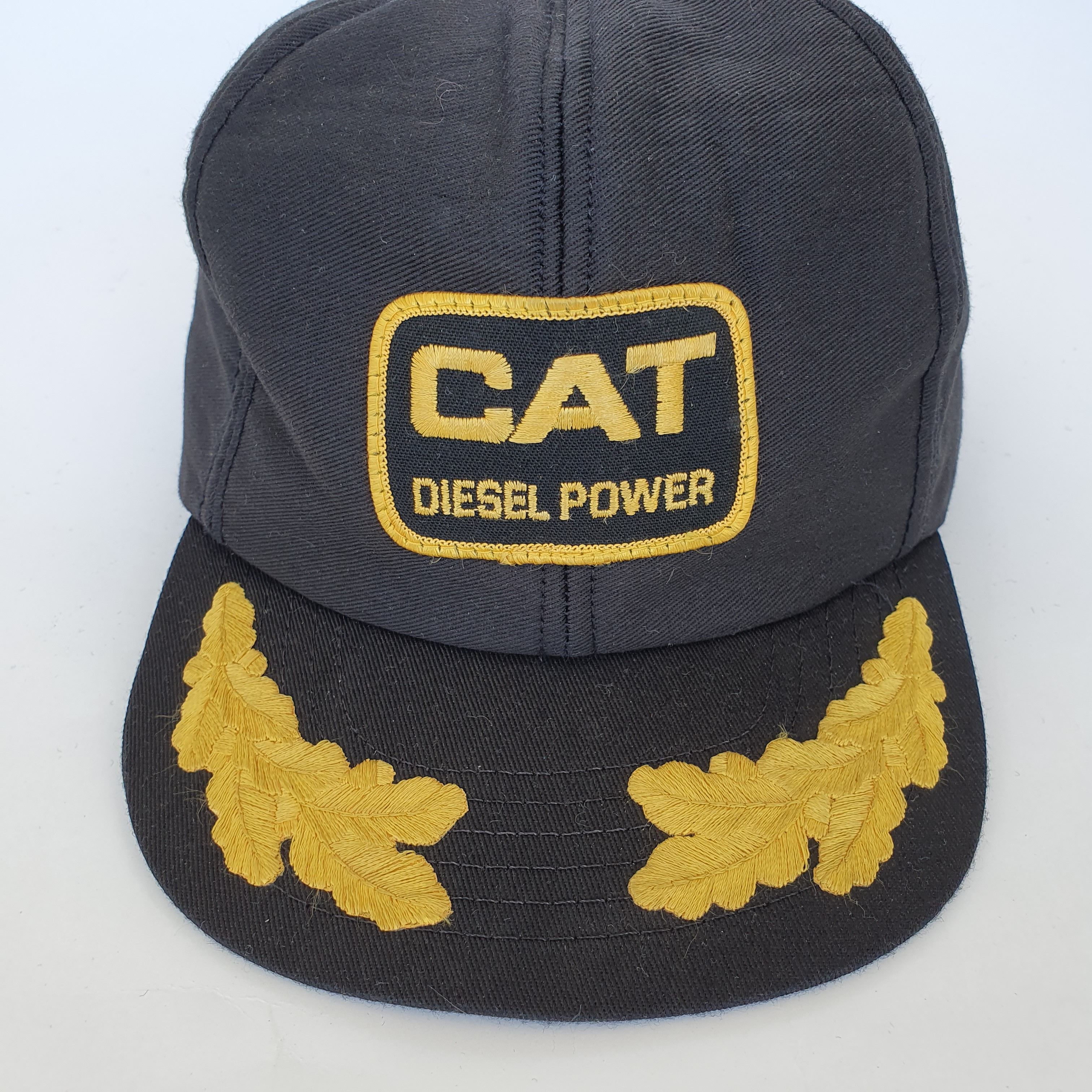 Caterpillar × Vintage Vintage Big Embroidery Cat Diesel Power Logo Snap Back Cap Size ONE SIZE - 3 Thumbnail