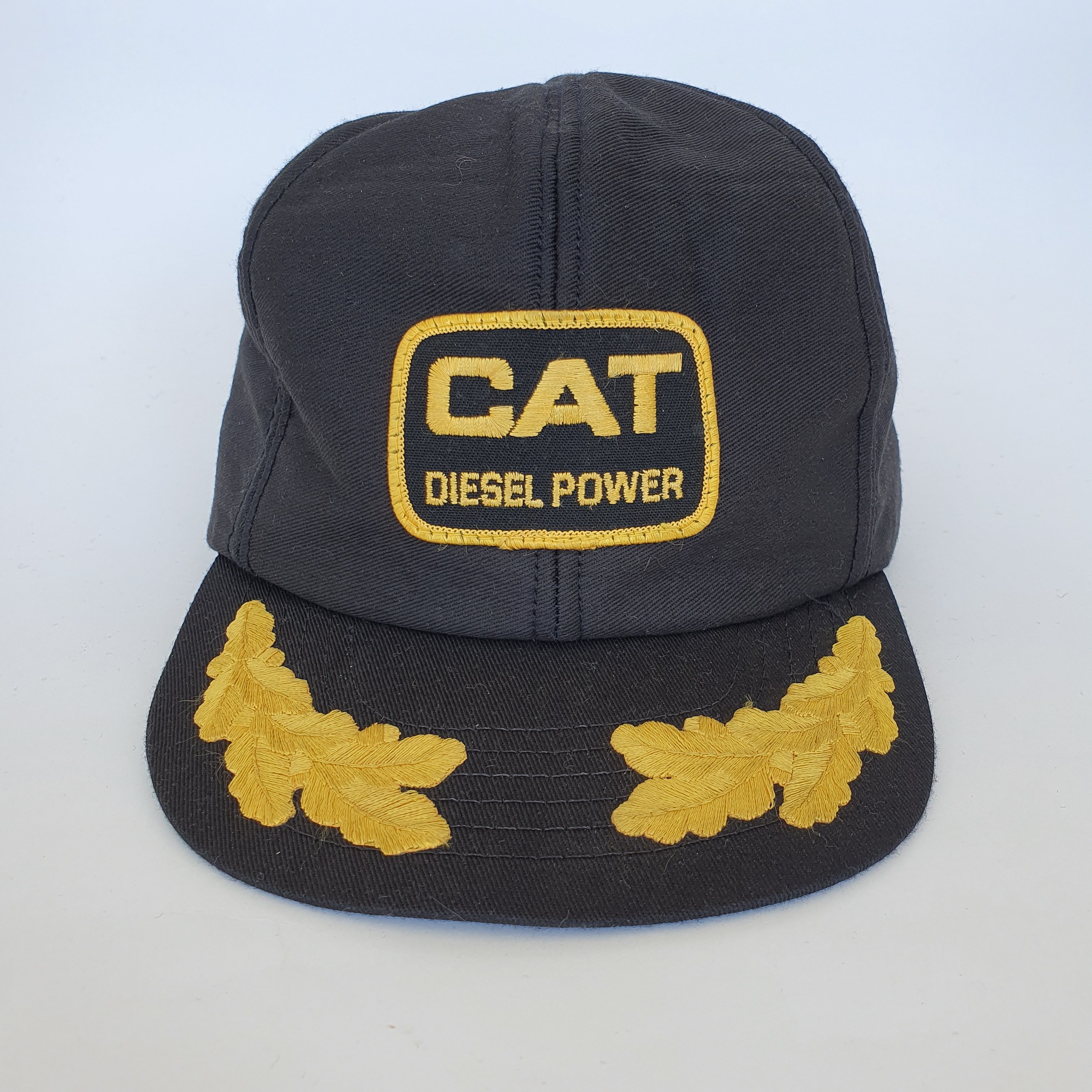 Caterpillar × Vintage Vintage Big Embroidery Cat Diesel Power Logo Snap Back Cap Size ONE SIZE - 1 Thumbnail